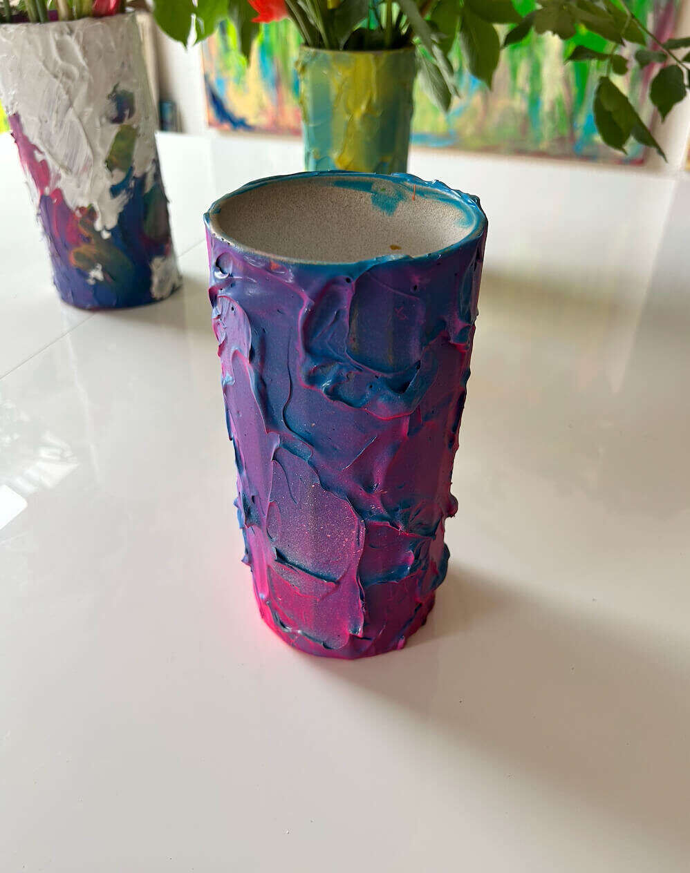 Vase - Blau Magenta (Studie) - Leonel Perez 2