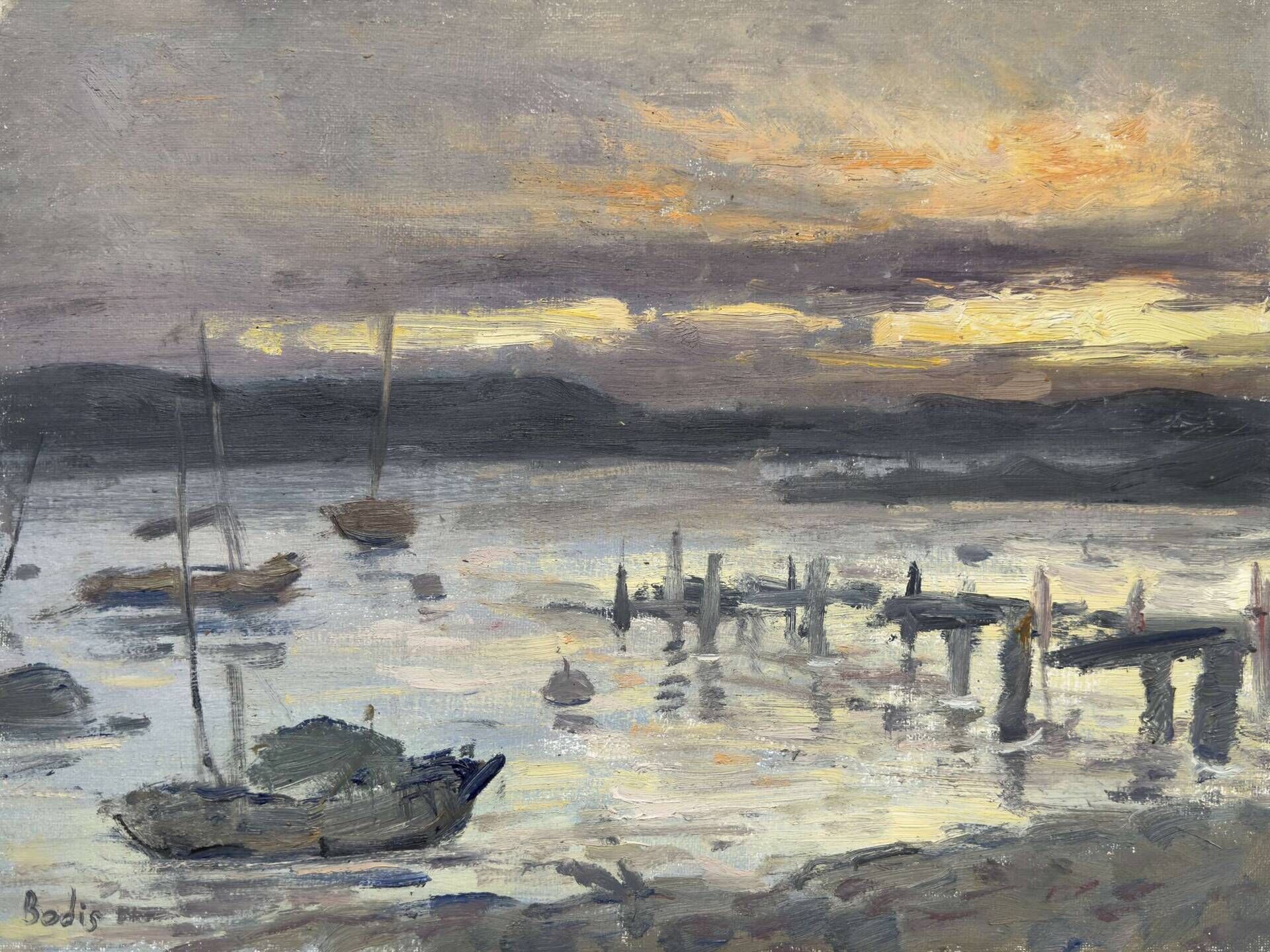 Sunset on Bodensee  - Bohdan  Dobrivskyi  1