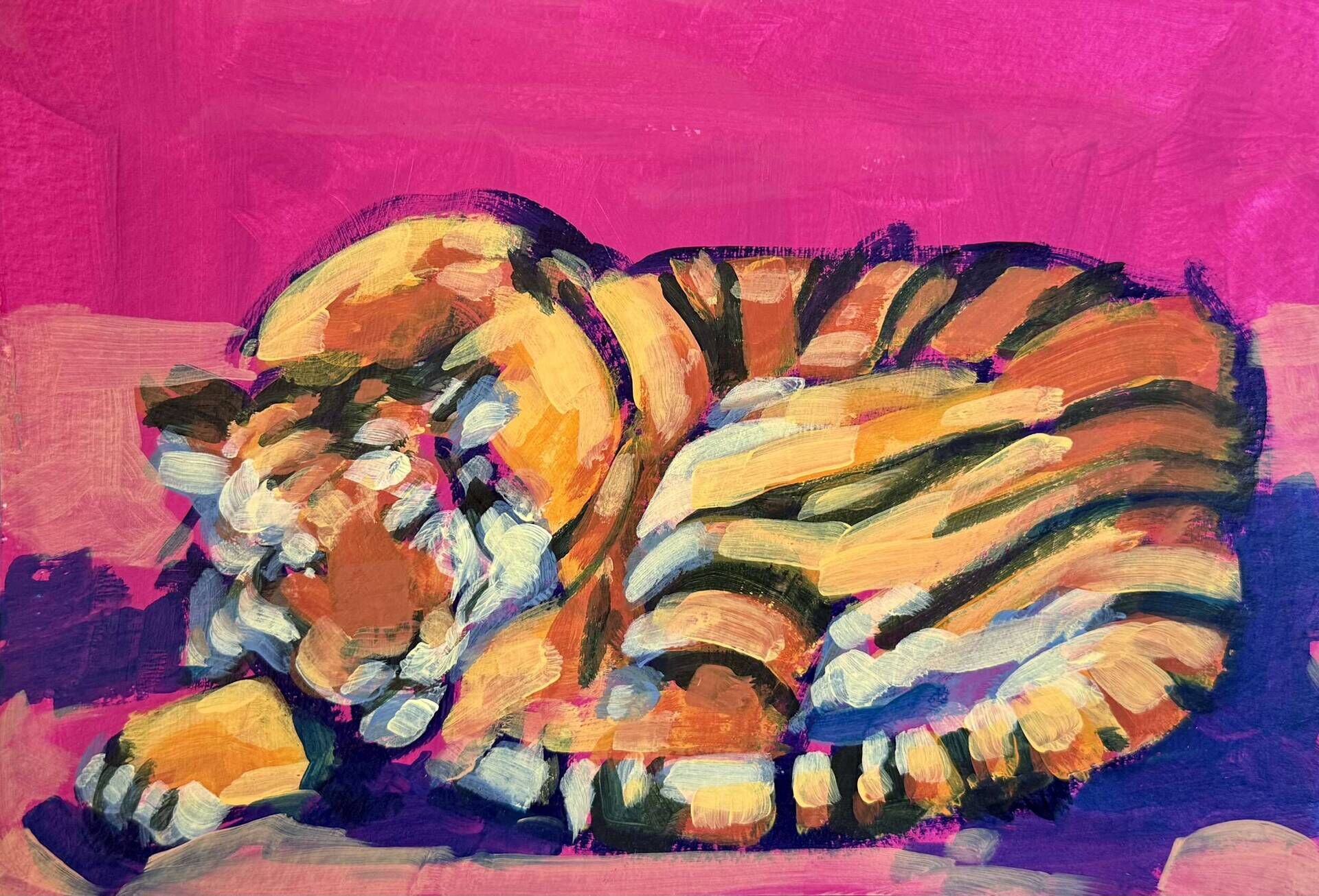 Tiger (ganz müde) - Daniel Heimgärtner 1