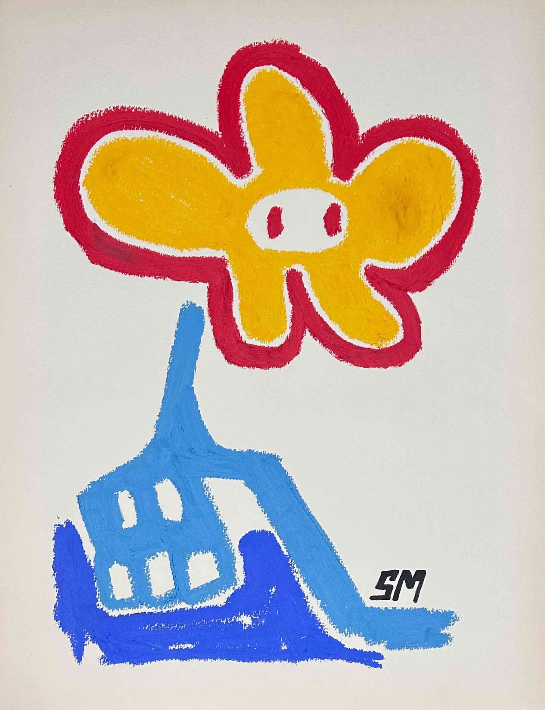 Die gelbe Blume - Stella Mierendorff 1