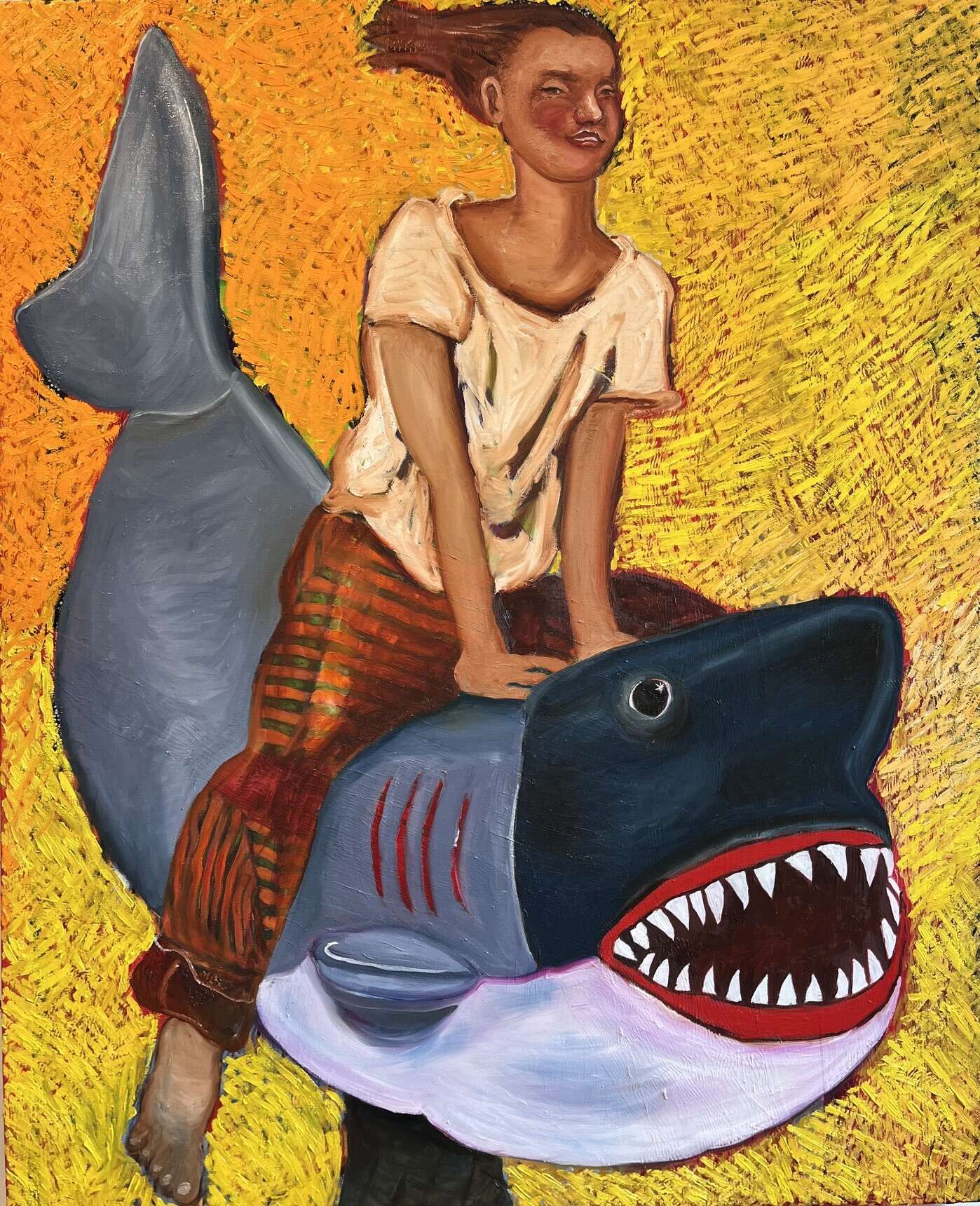 Riding the Shark, or Hot Summer, 2026 - Anna Hopfensberger 3