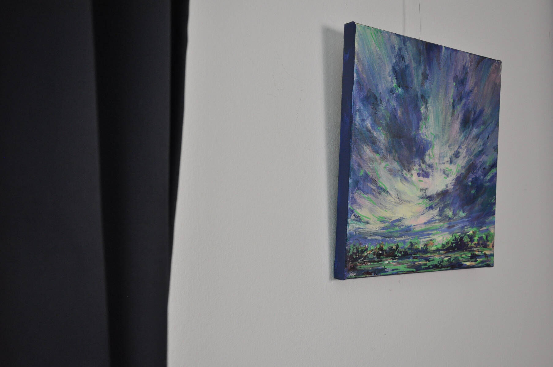 Wolkenlandschaft Blau