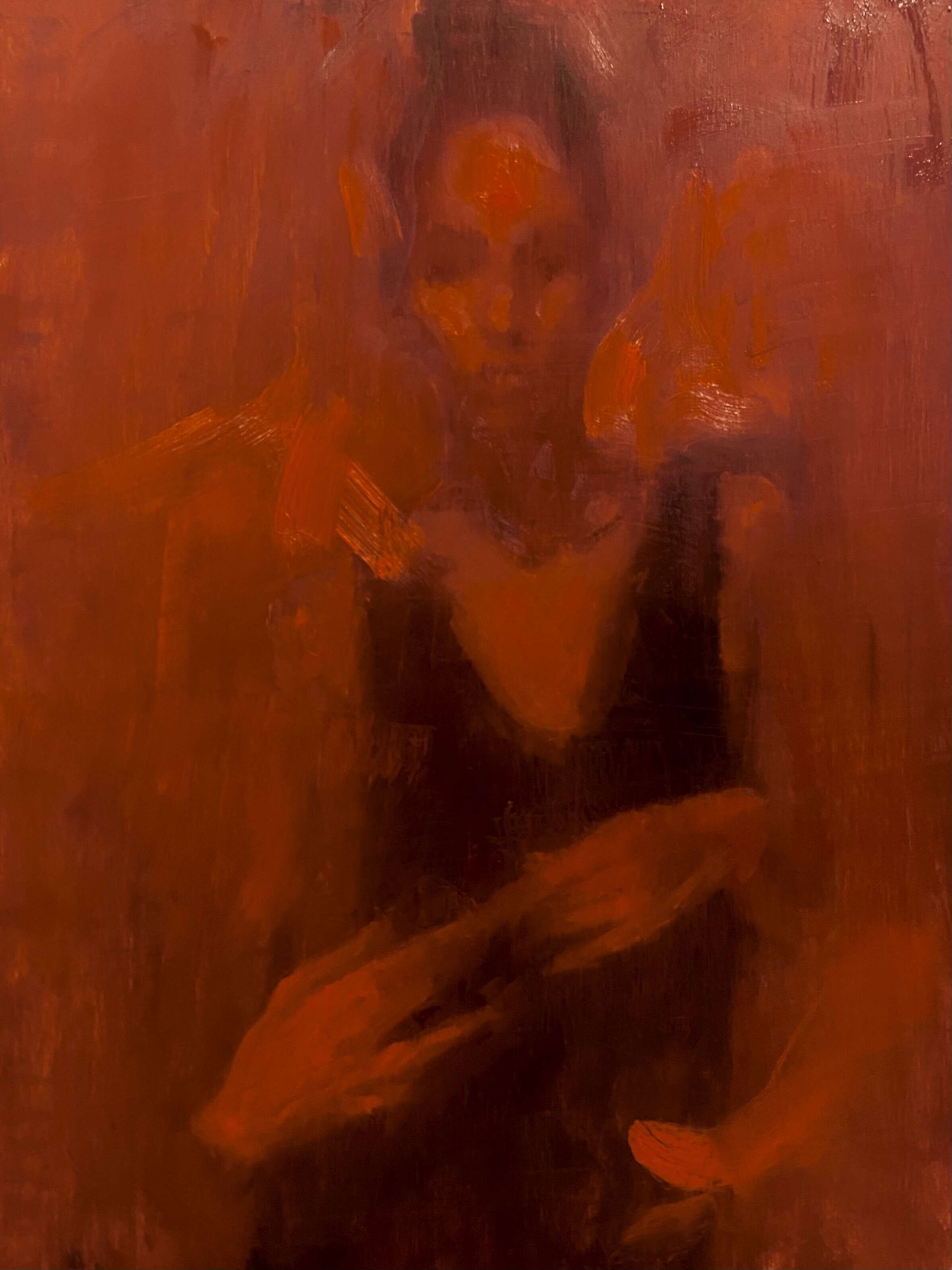 Vorstudie Self in Redness - Lilli Geyer 1