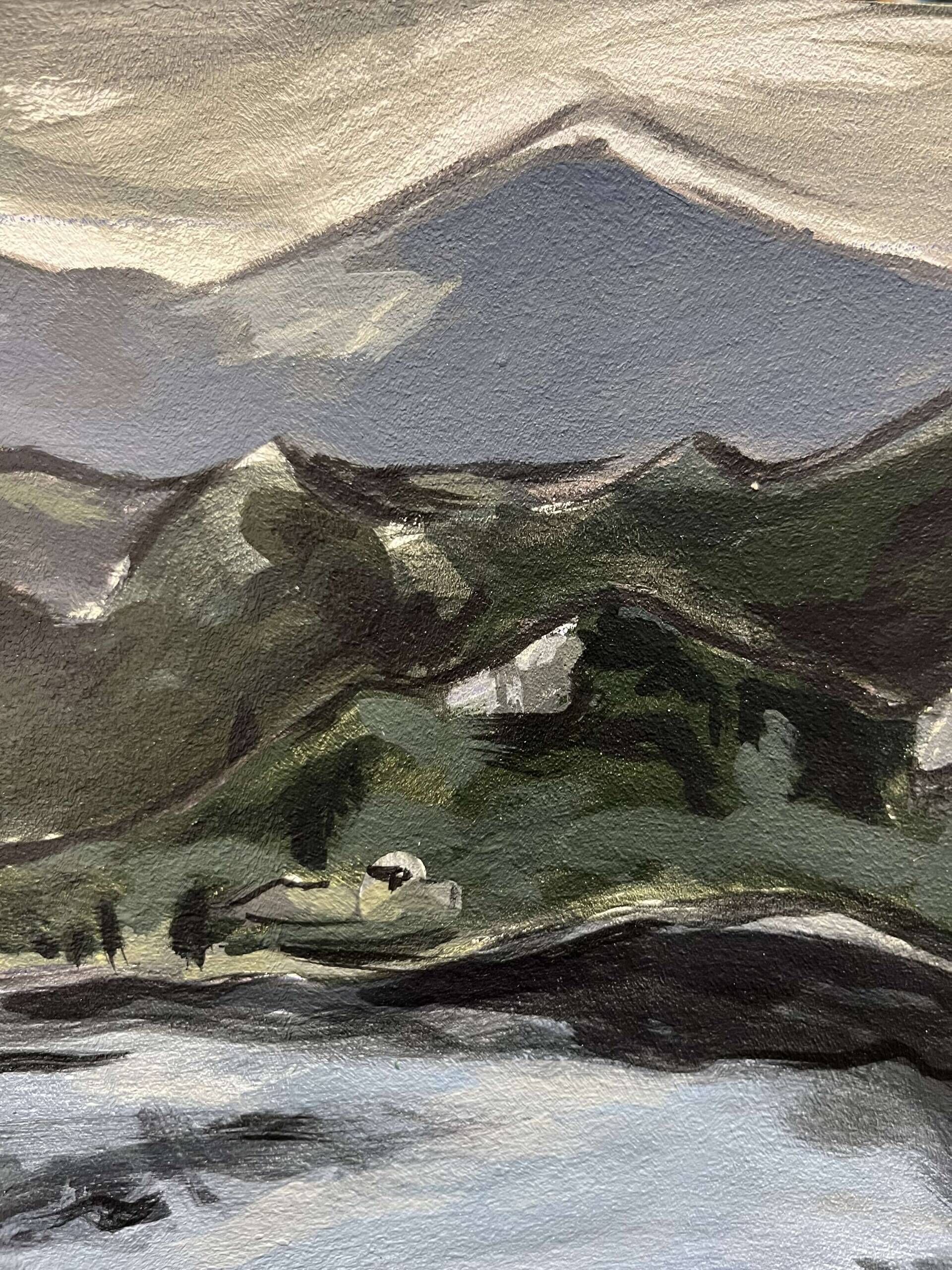 Berglandschaft bei Regen - Leon Tho Barwig 3