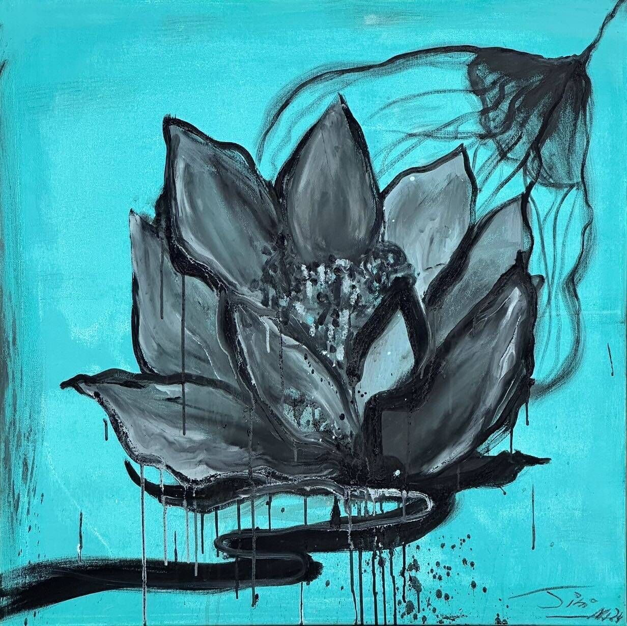 Waterlilies in the Midnight  - Martina  Schepperle  1