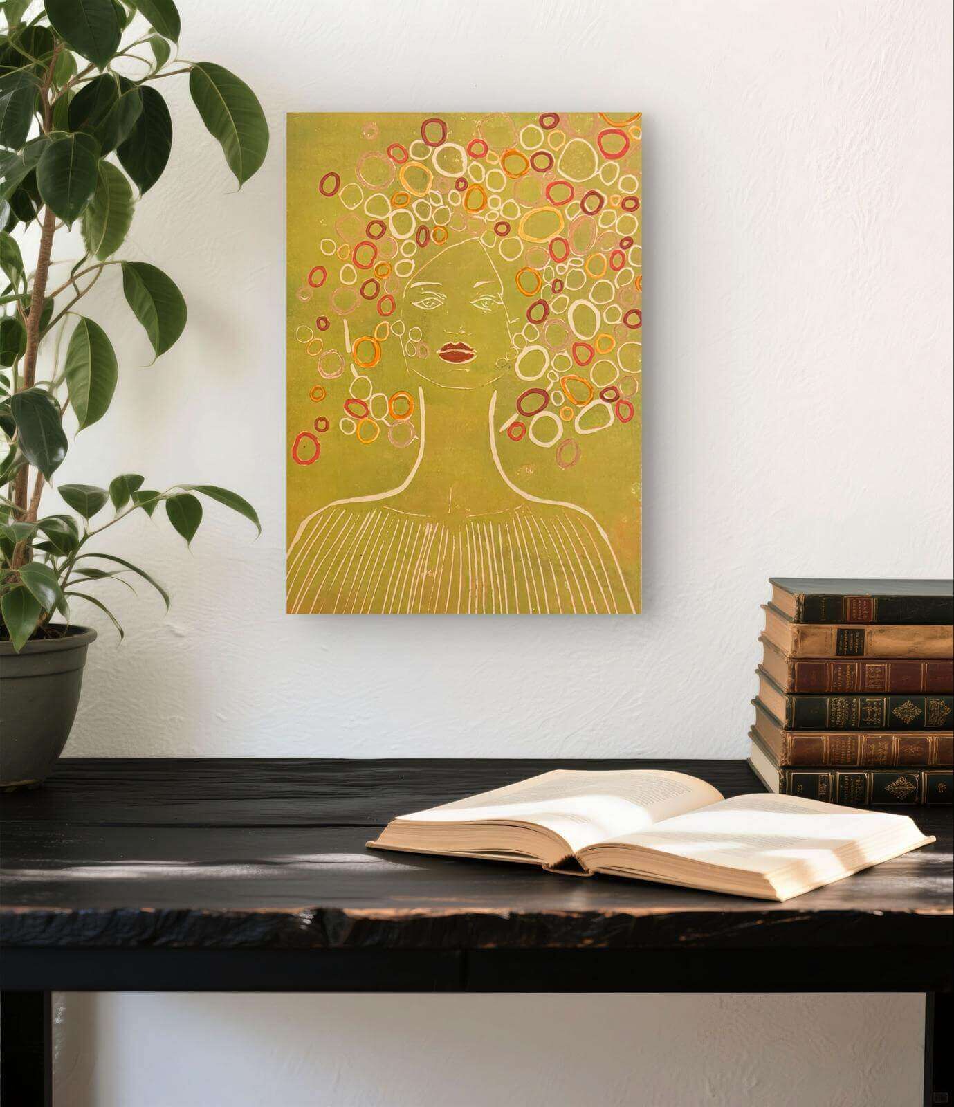 LILITH 11 Linolschnitt - Sybille Stein LILITH 11 Linolschnitt - Sybille Stein 4