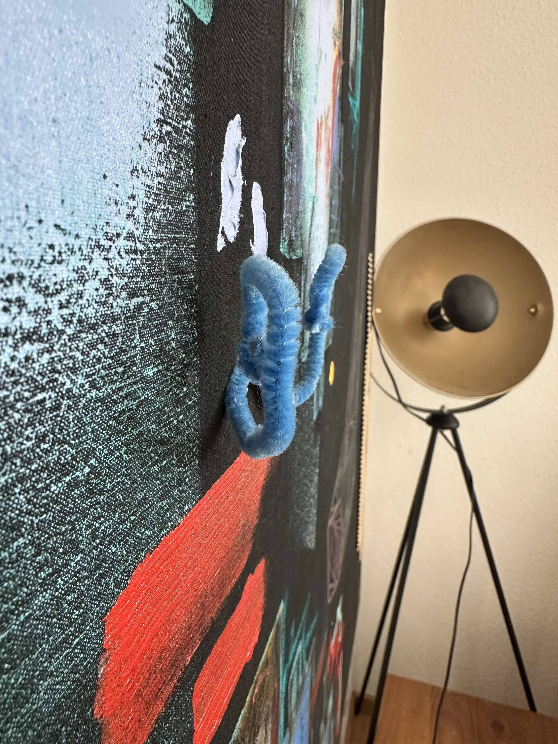 abstract portrait in front of black with a hat - Martin Collmann 1