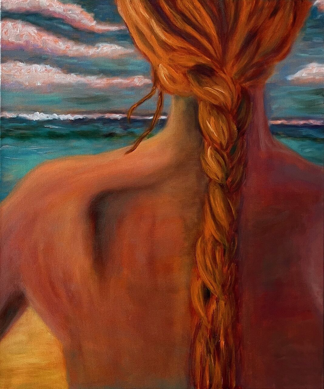 The girl on the beach II - Anna Hopfensberger 3