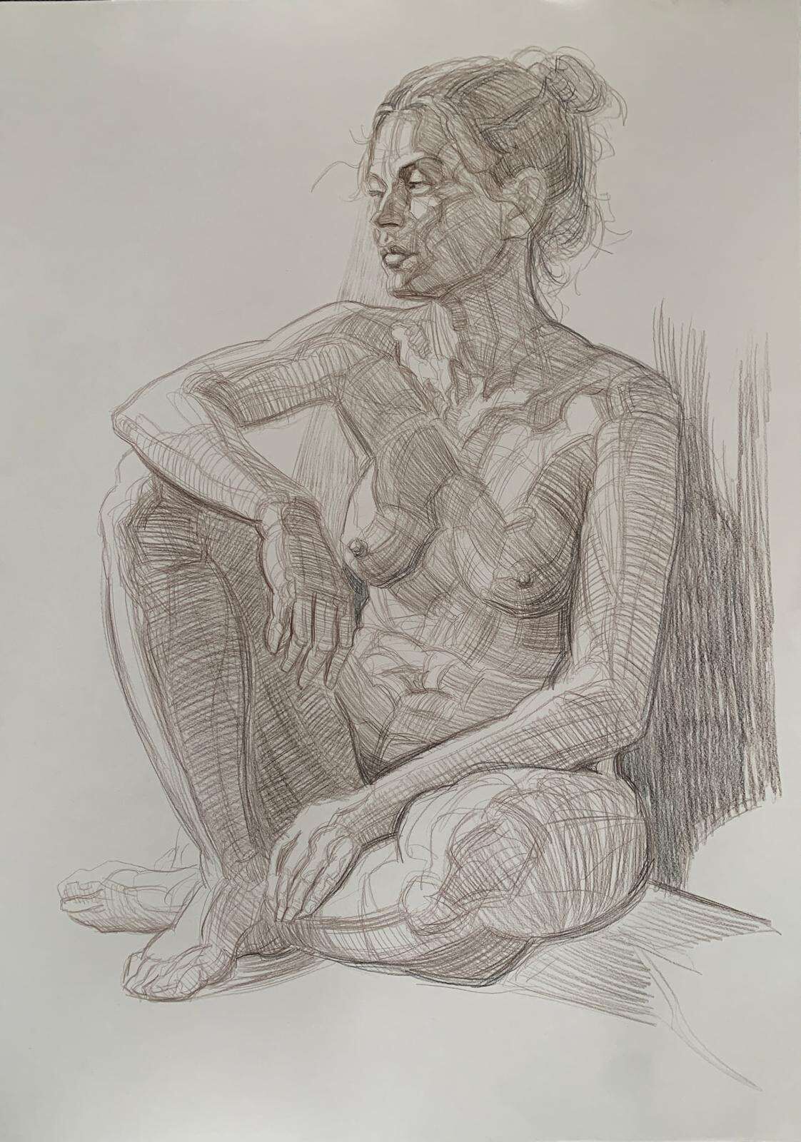 Sitzender Akt II - Sebastian Lorenz 1