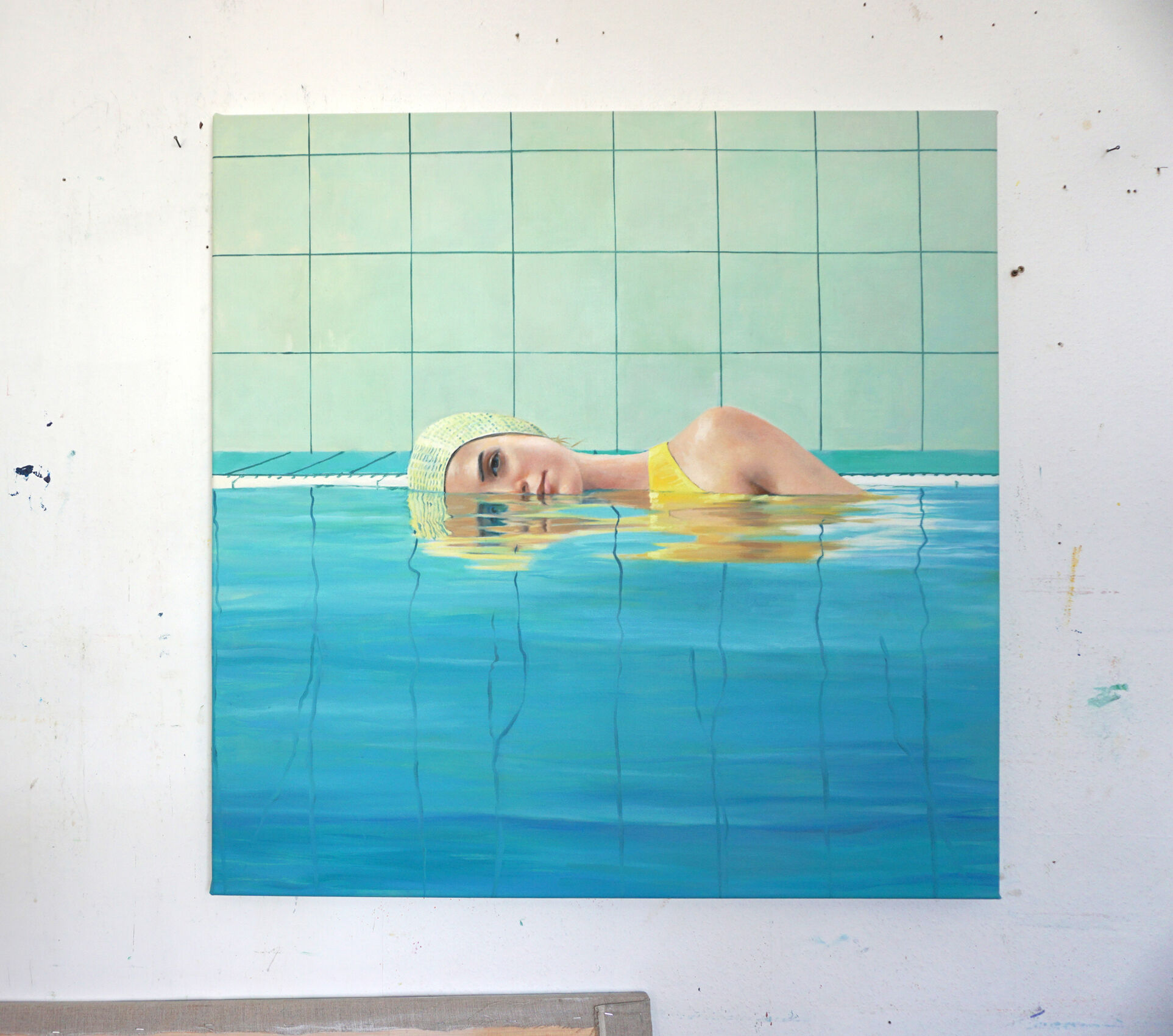 Schwimmerin - Christian Herzig 1