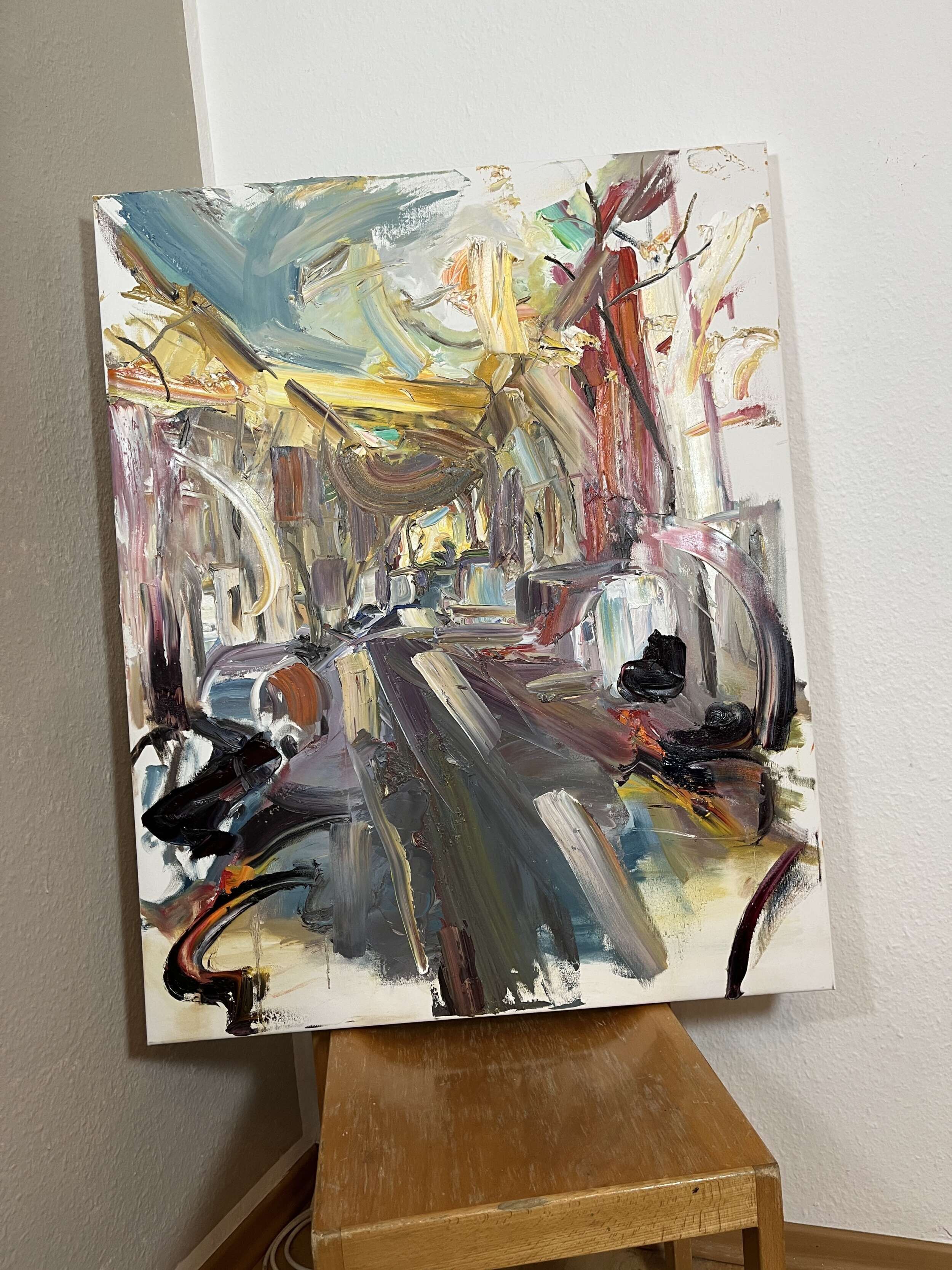 Allee im Abendlicht - Noah Rennebaum 1