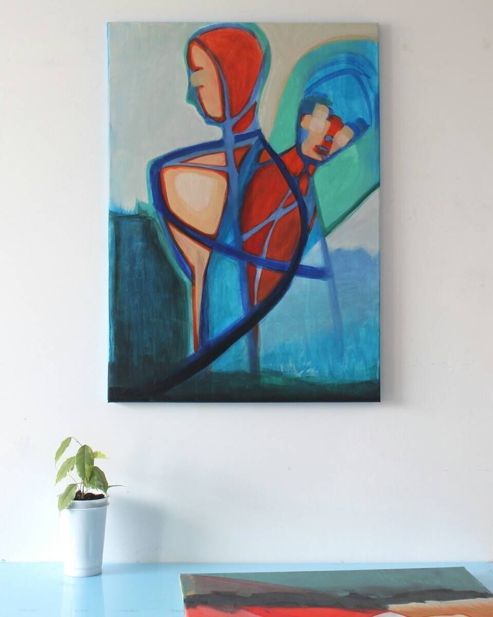 "Blumen übermalt"