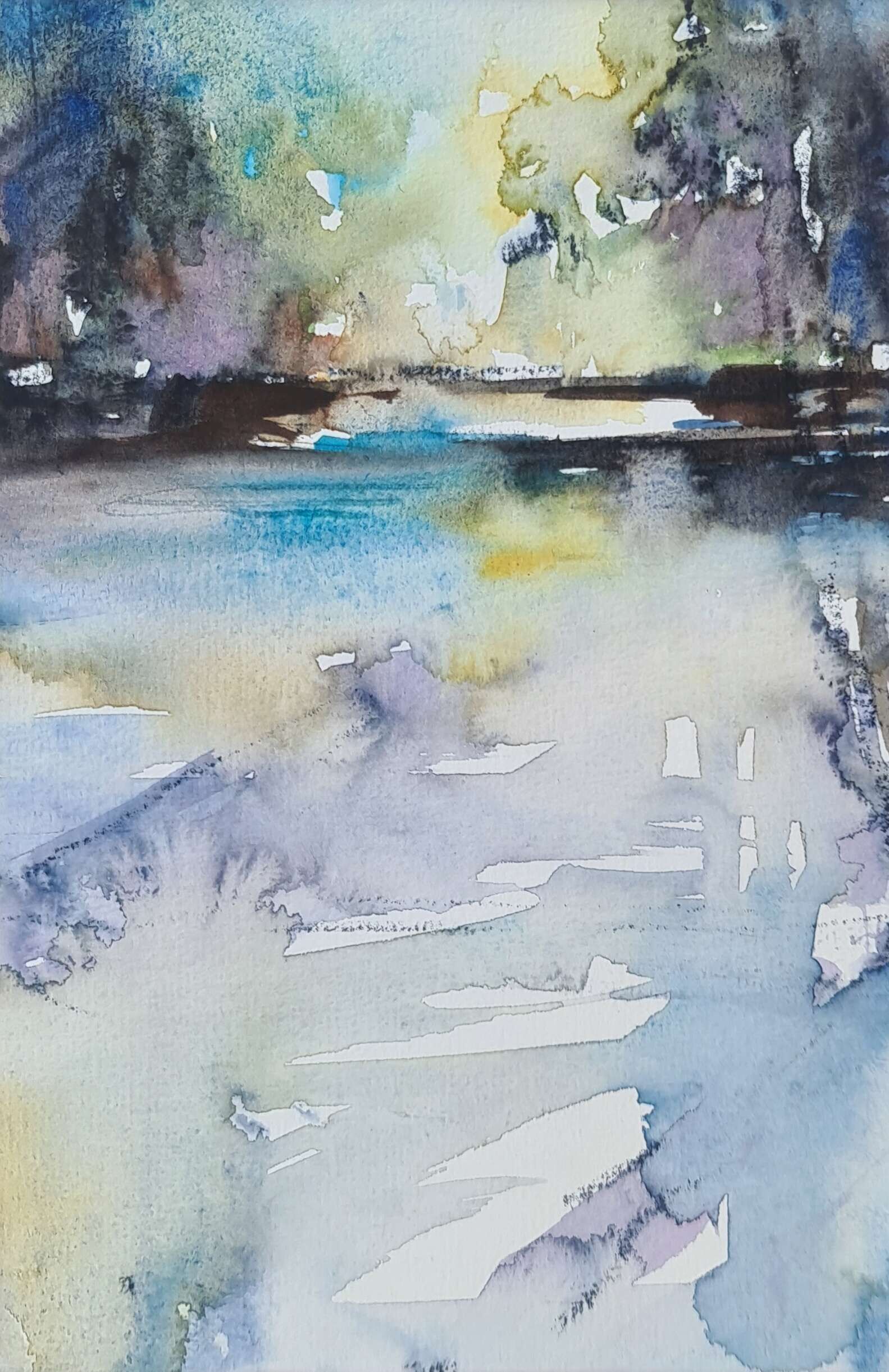 Aquarell am See 5 - Annegret Mainz 1