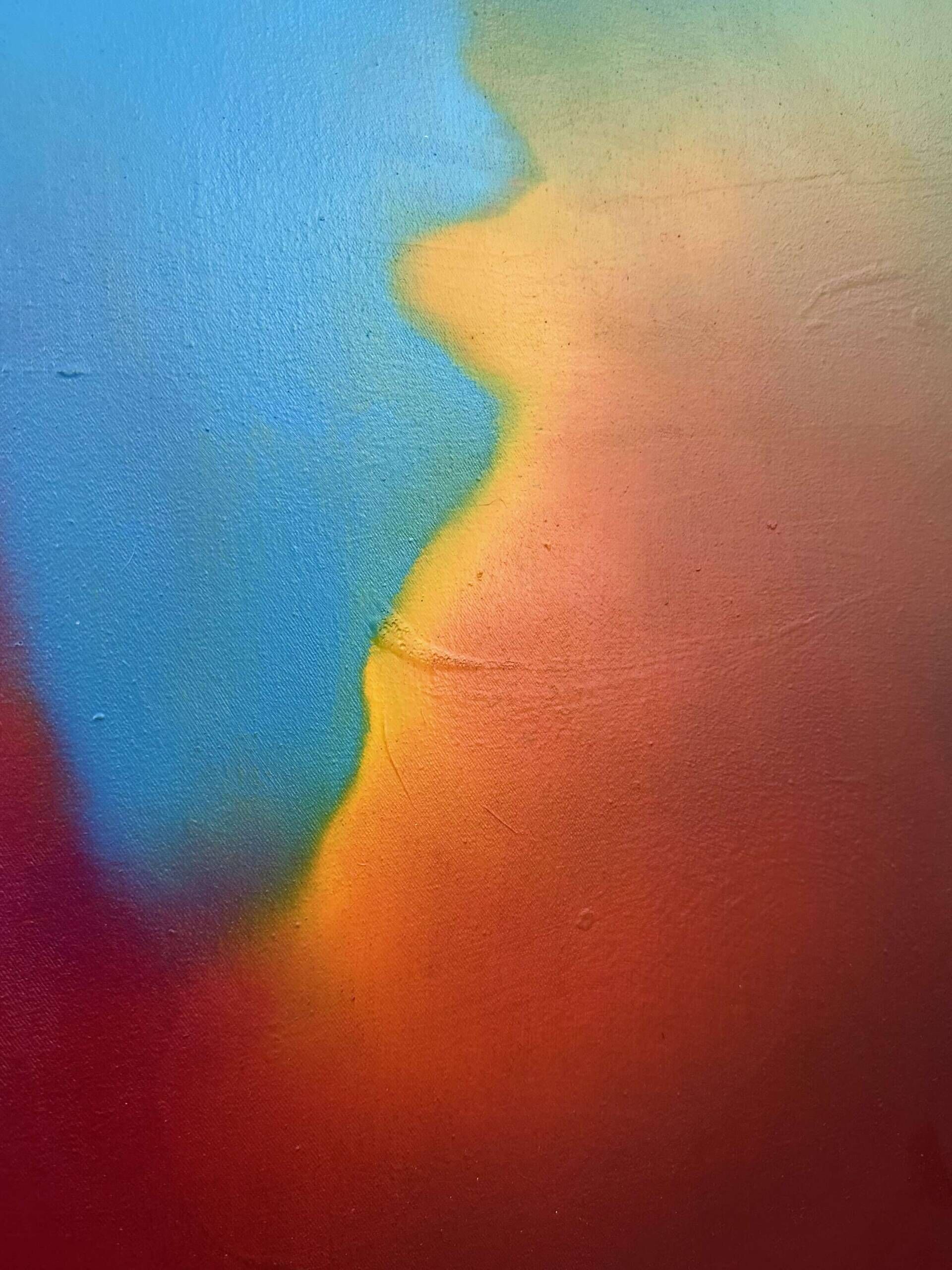 Farbbad Blaumagentagrüngelbtürkis - Antje Bockeloh 5