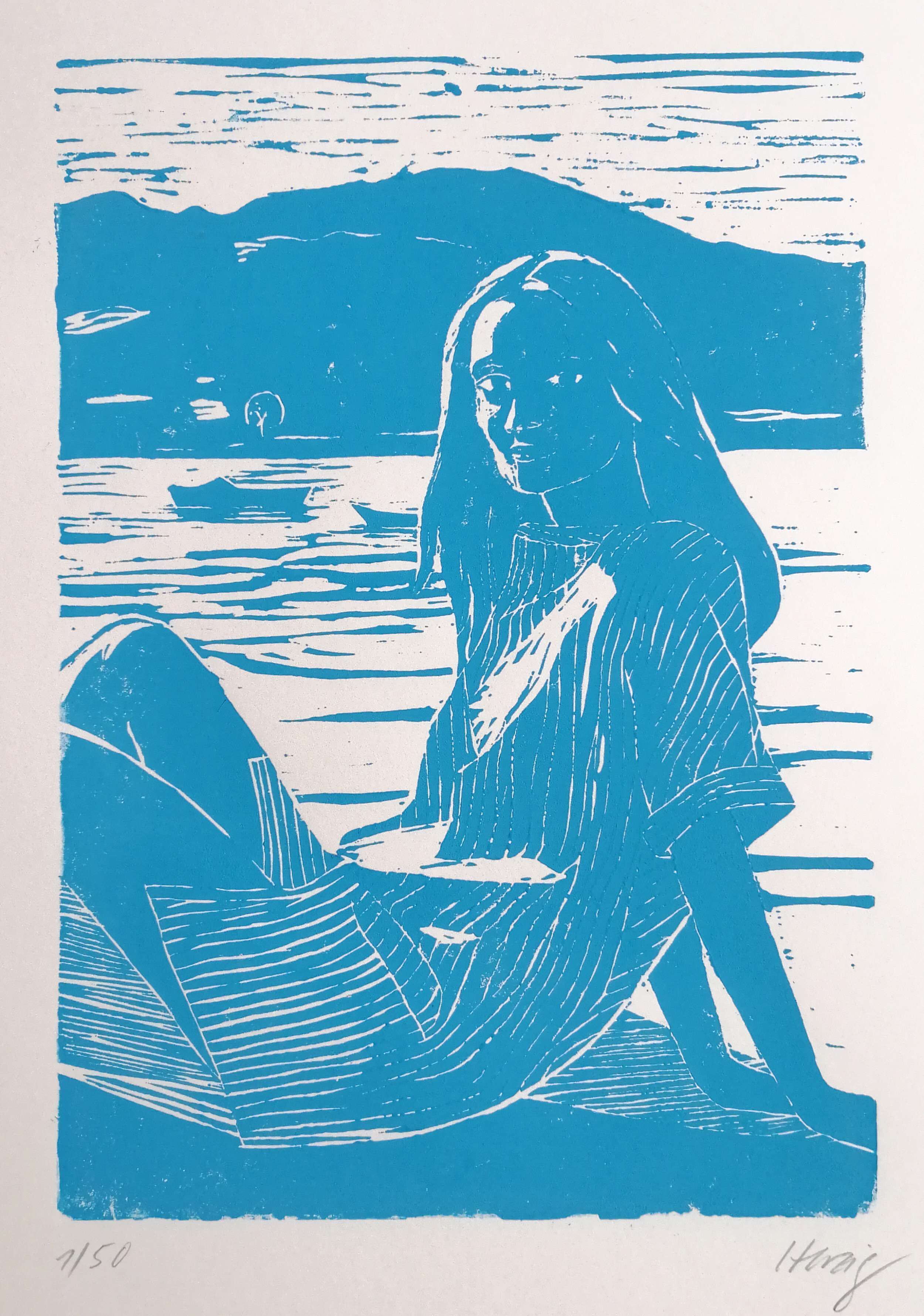 Frau am See - Christian Herzig 1