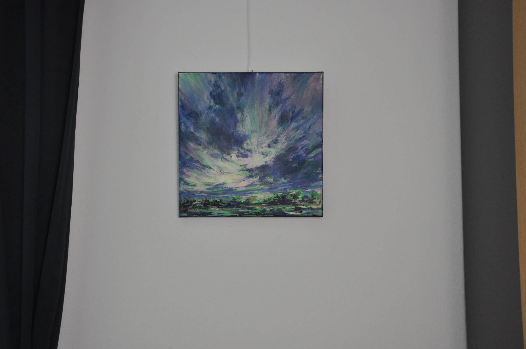 Wolkenlandschaft Blau