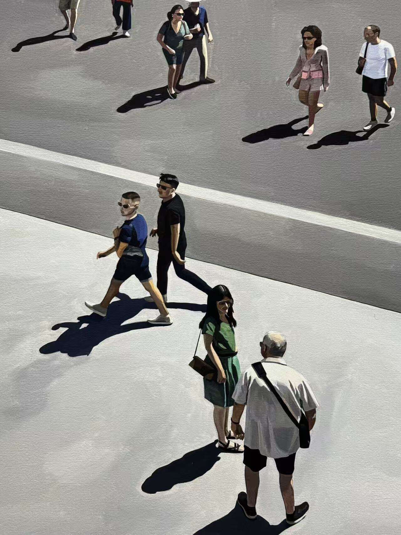 Passanten in Berlin （Fine Art Print ) - Fancheng Xu 3