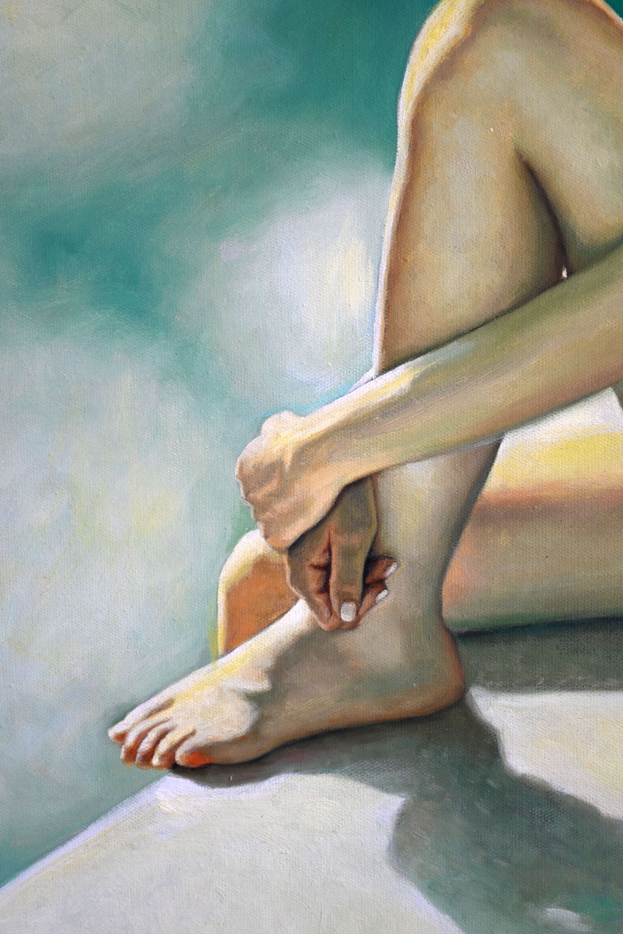 Mädchen am Pool - Christian Herzig 2