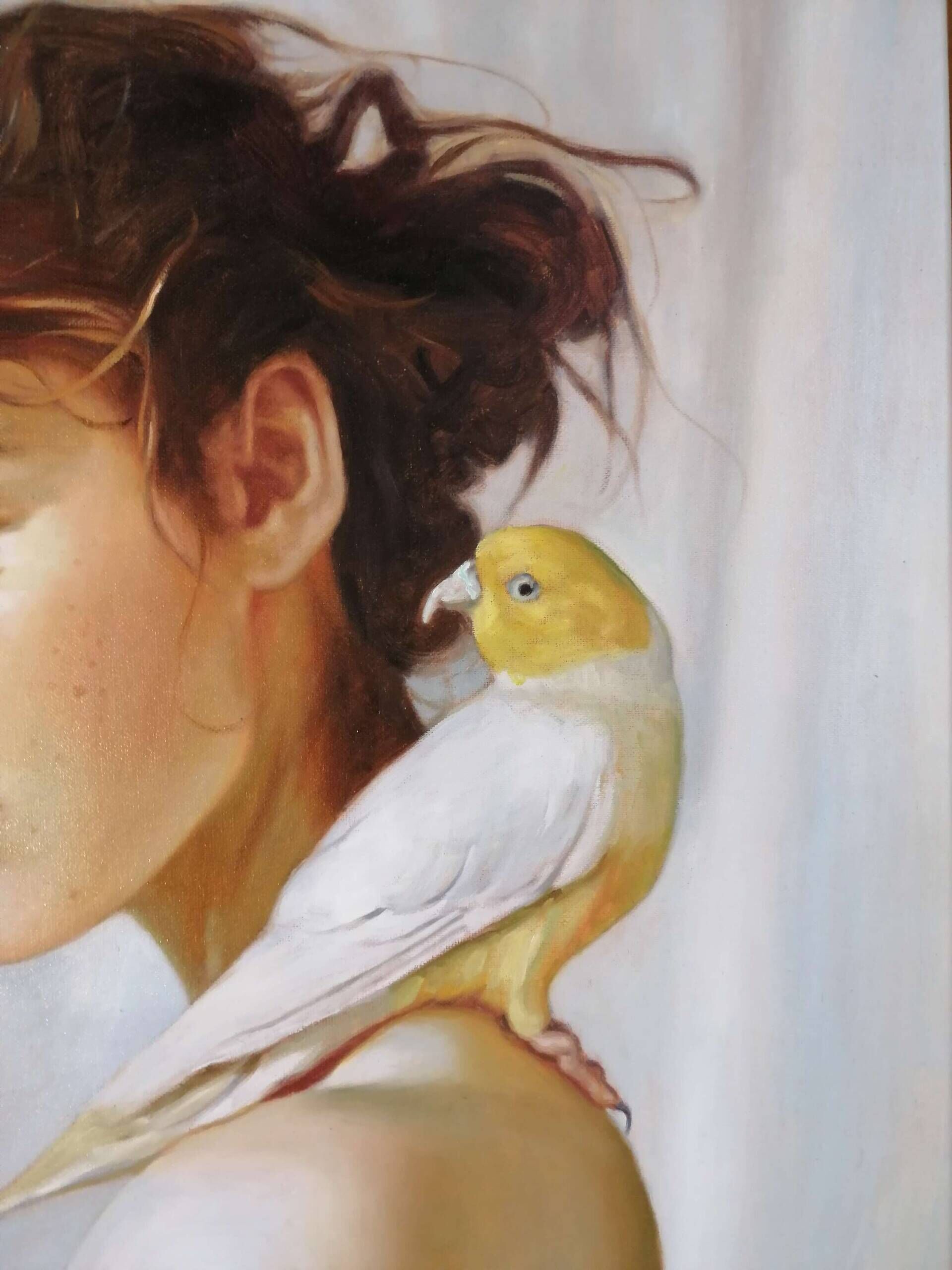 Frau mit Vogel - Christian Herzig 4