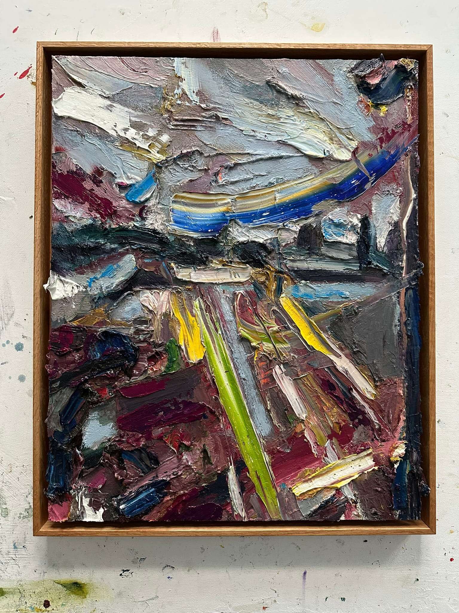 Landschaft in Magenta - Noah Rennebaum 1