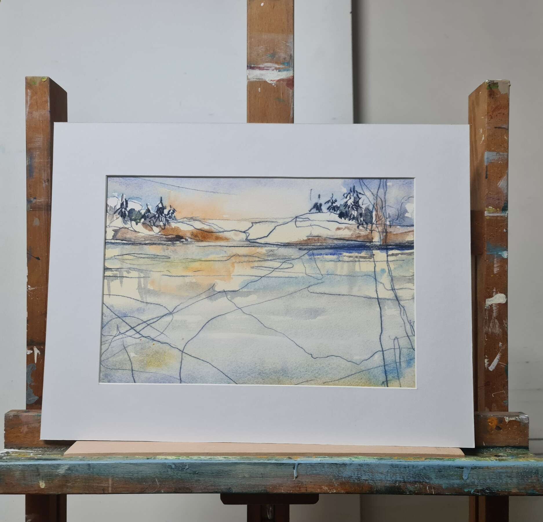 Aquarell am See 7 - Annegret Mainz 3