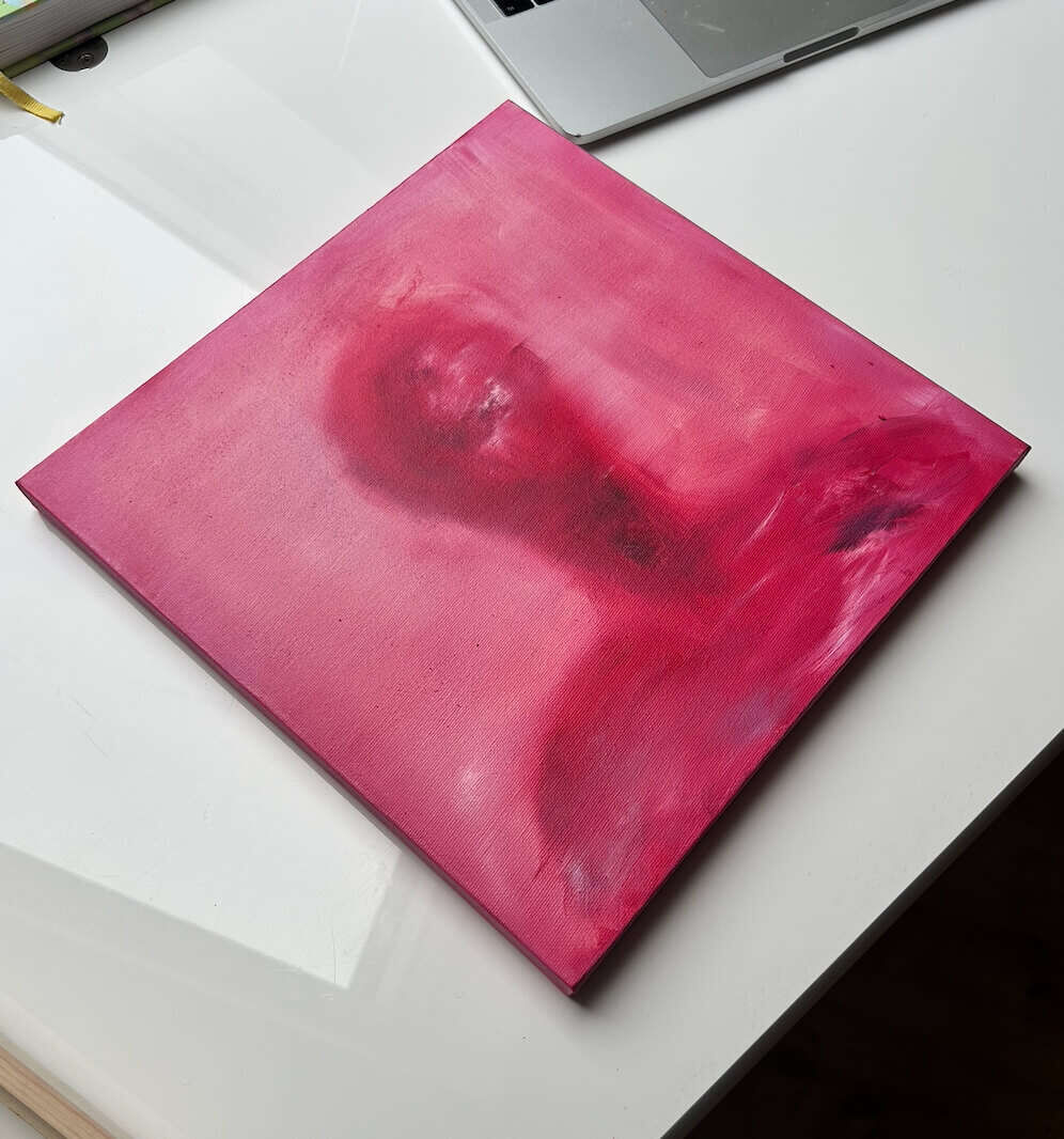 Dissolved Portrait in Red - Leonel Perez 2