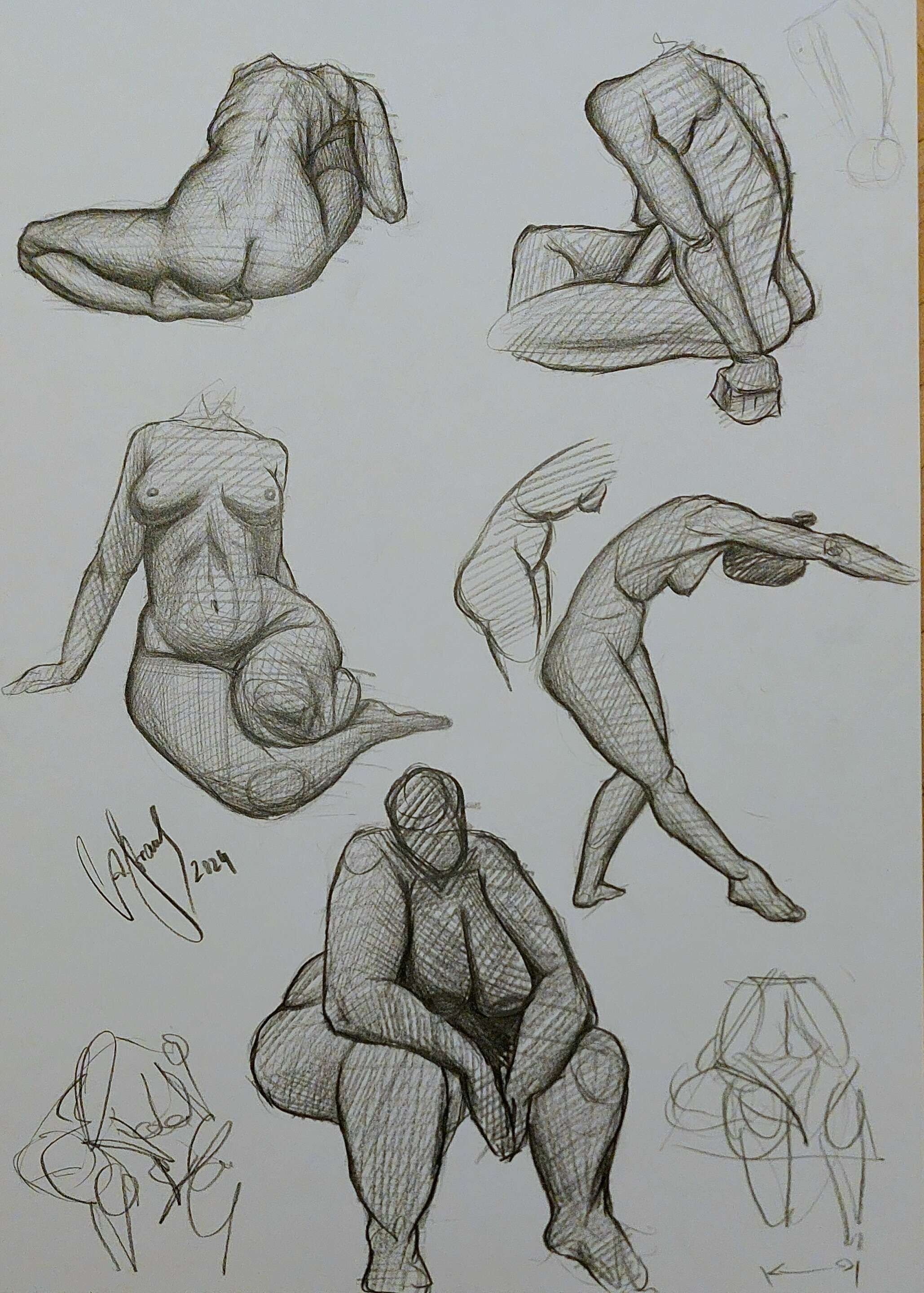 Aktstudien  - Alexander Straub 1