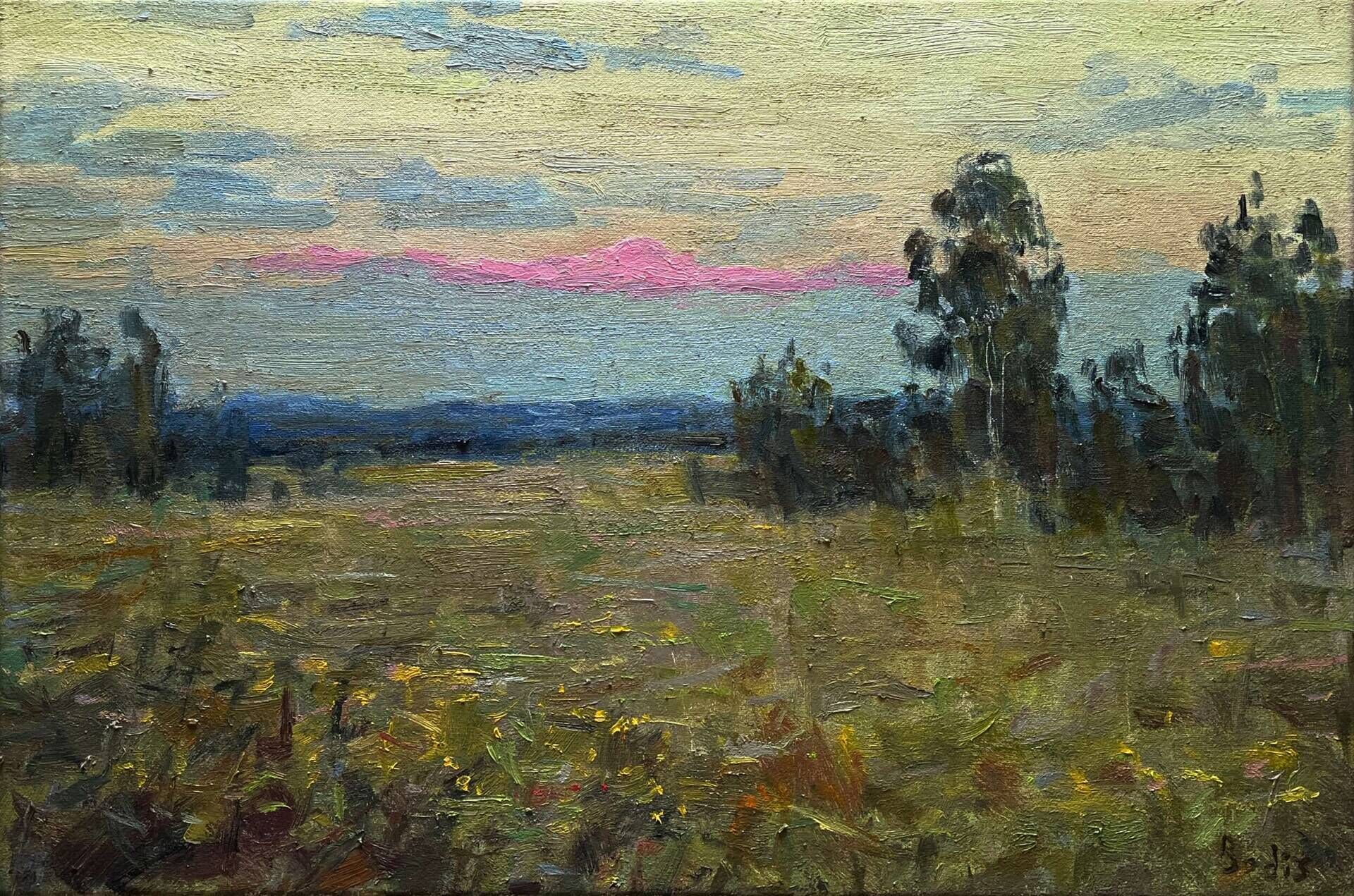 Summer evening - Bohdan  Dobrivskyi  1