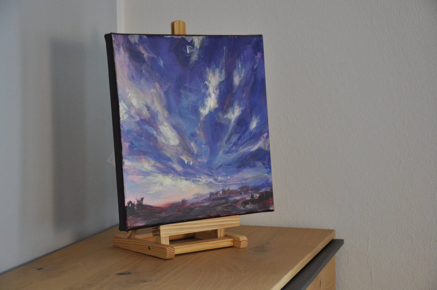 Wolkenaufbruch Violett I