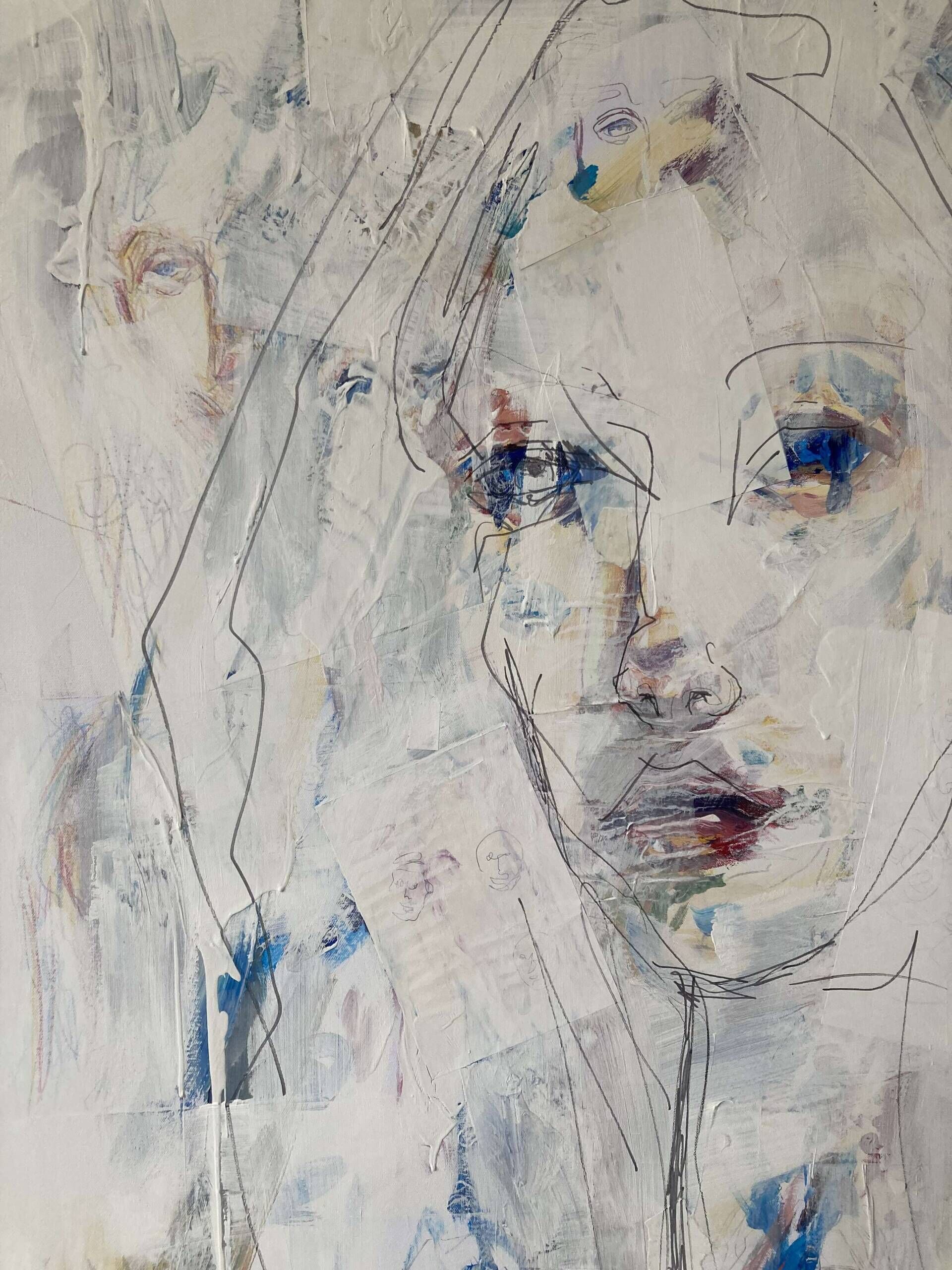 Portrait unter weiß ll - Kim Helbig 1