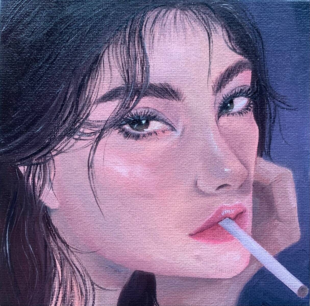 Smoking Lady