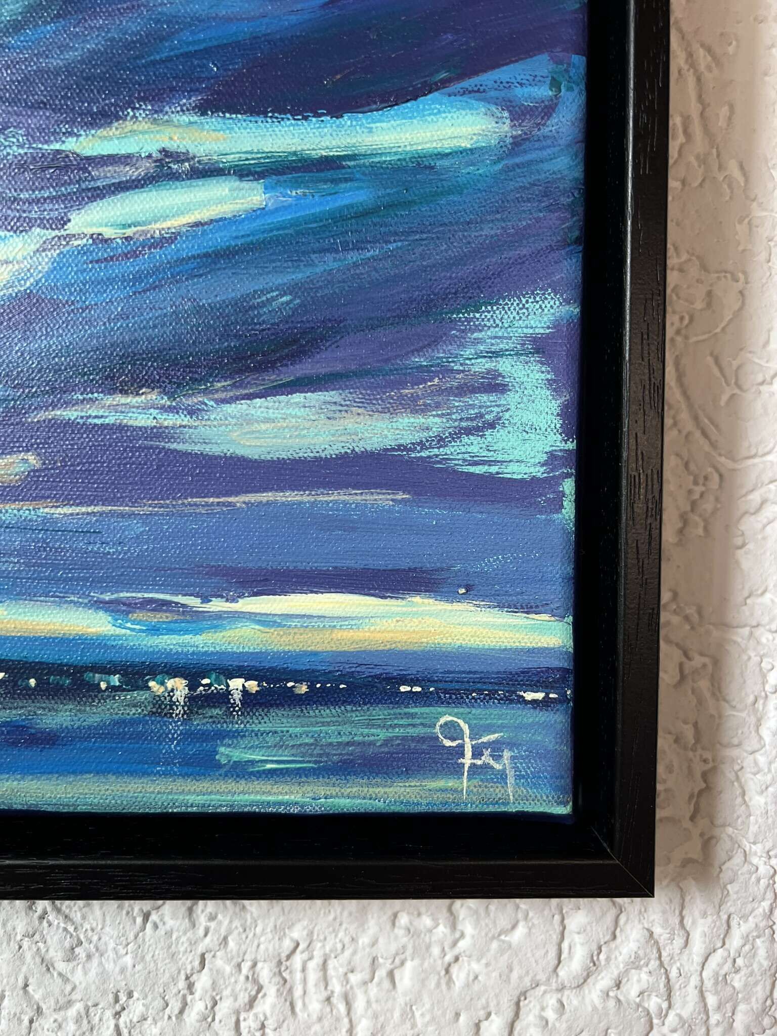Wolkenaufbruch über der Bucht II - Melissa Faltermeier 2