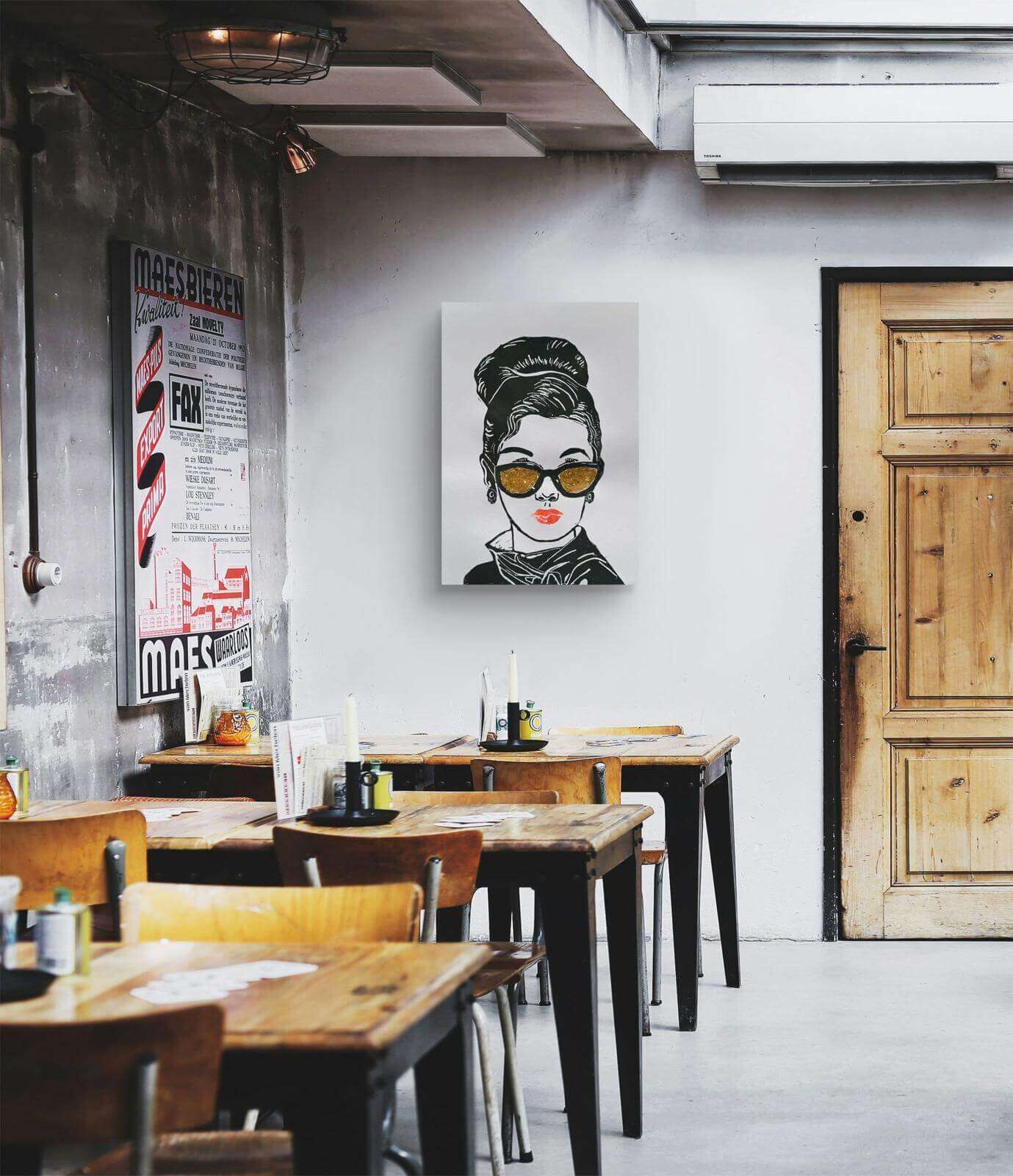 THE COOL GIRL 03 Linolschnitt - Sybille Stein 9