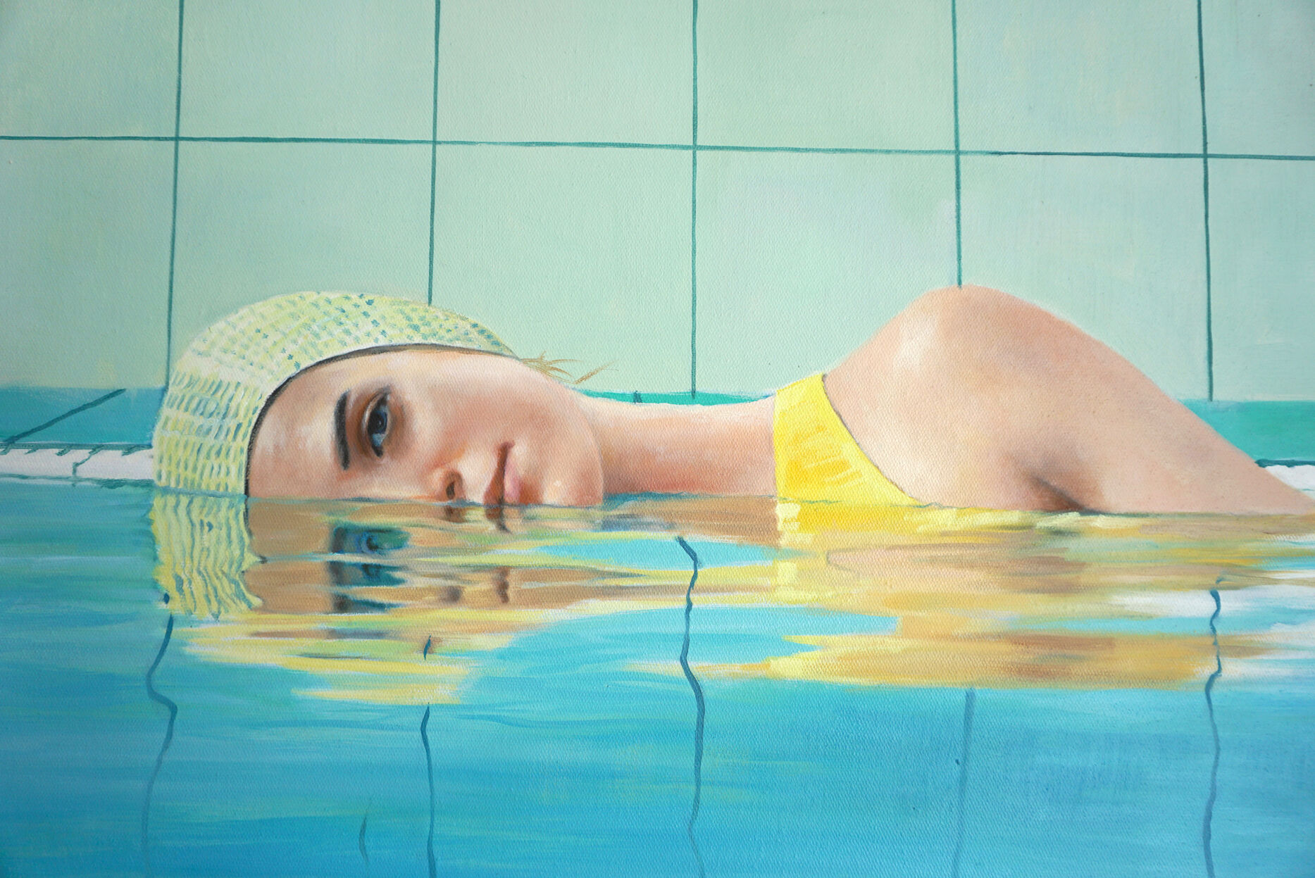 Schwimmerin - Christian Herzig 1