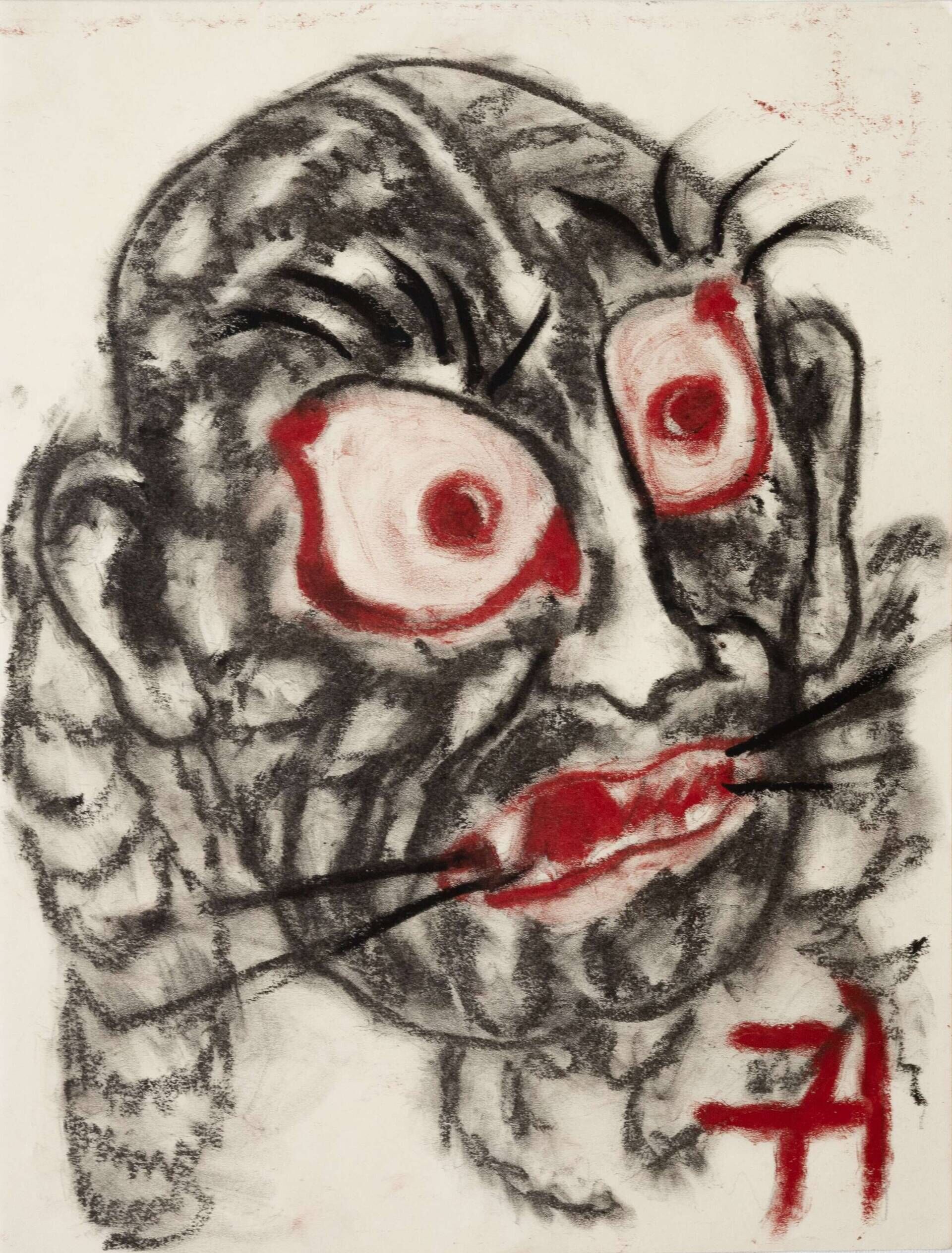 Rote Zeichnung (Gesicht-3) - Soyoung Park 1