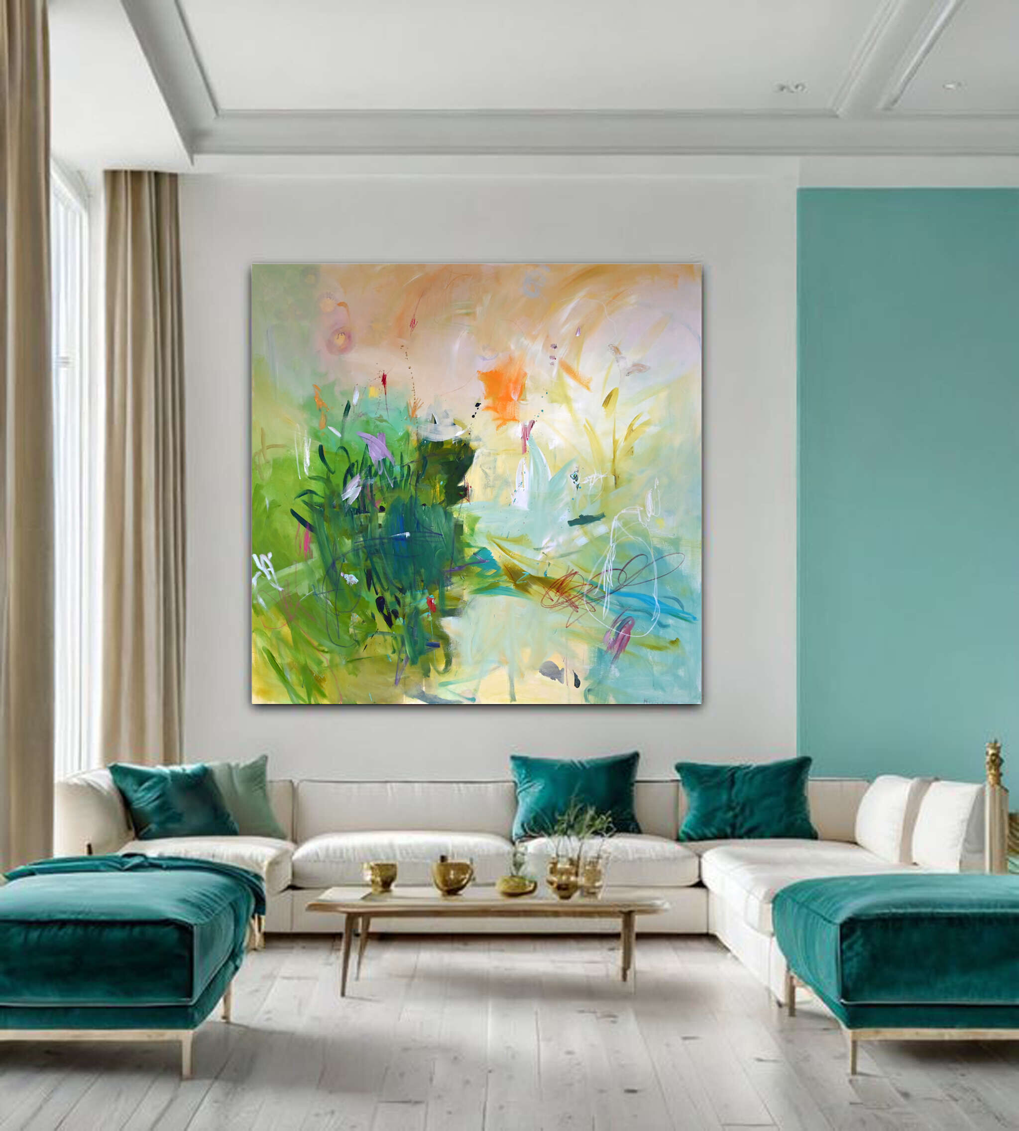 Abstraktes Bild mit Maus - Christian Herzig 2