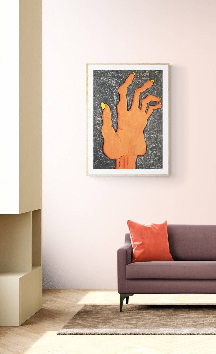 Orange Hand