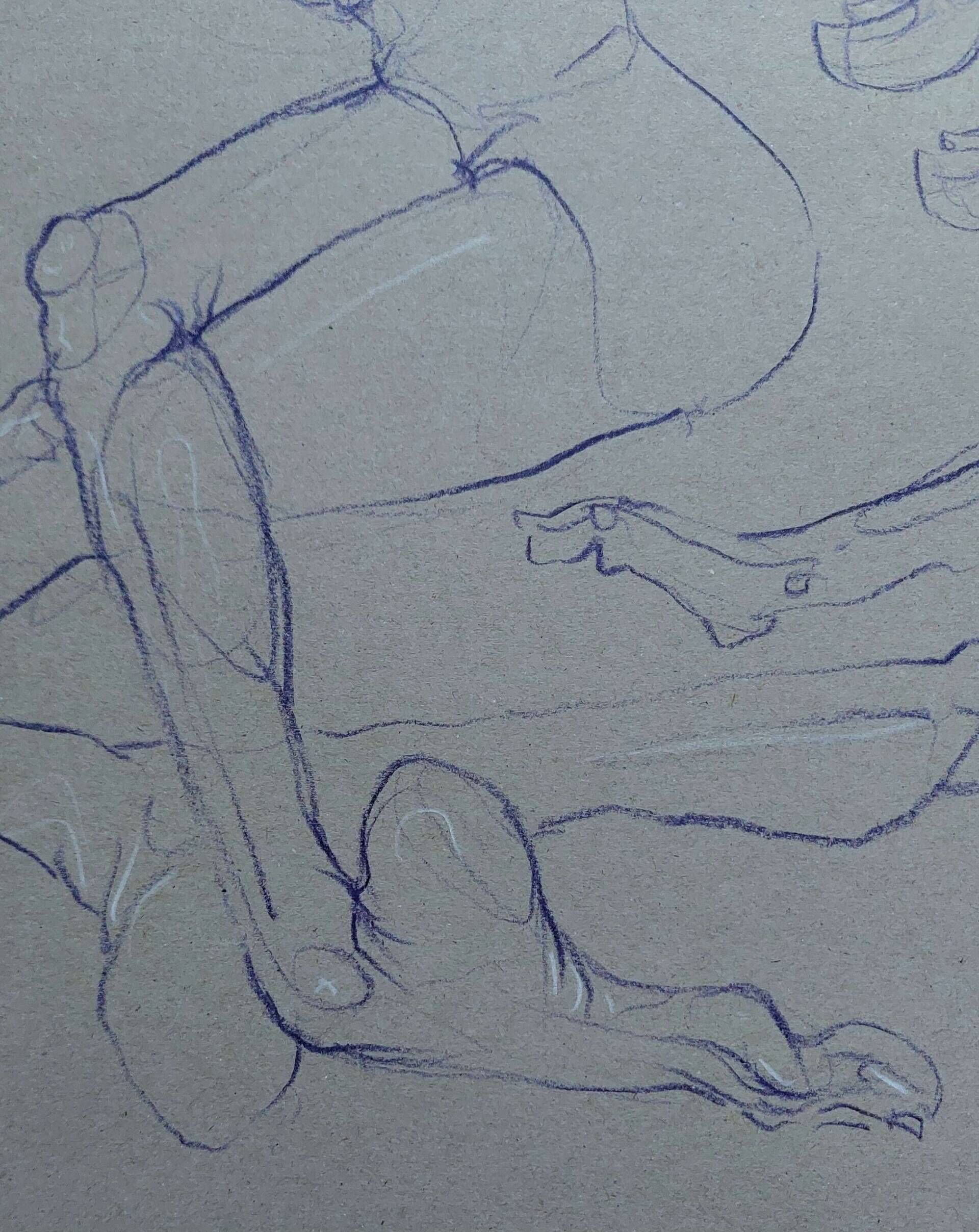 Aktzeichnungen weiblicher Personen - Alexander Straub 4