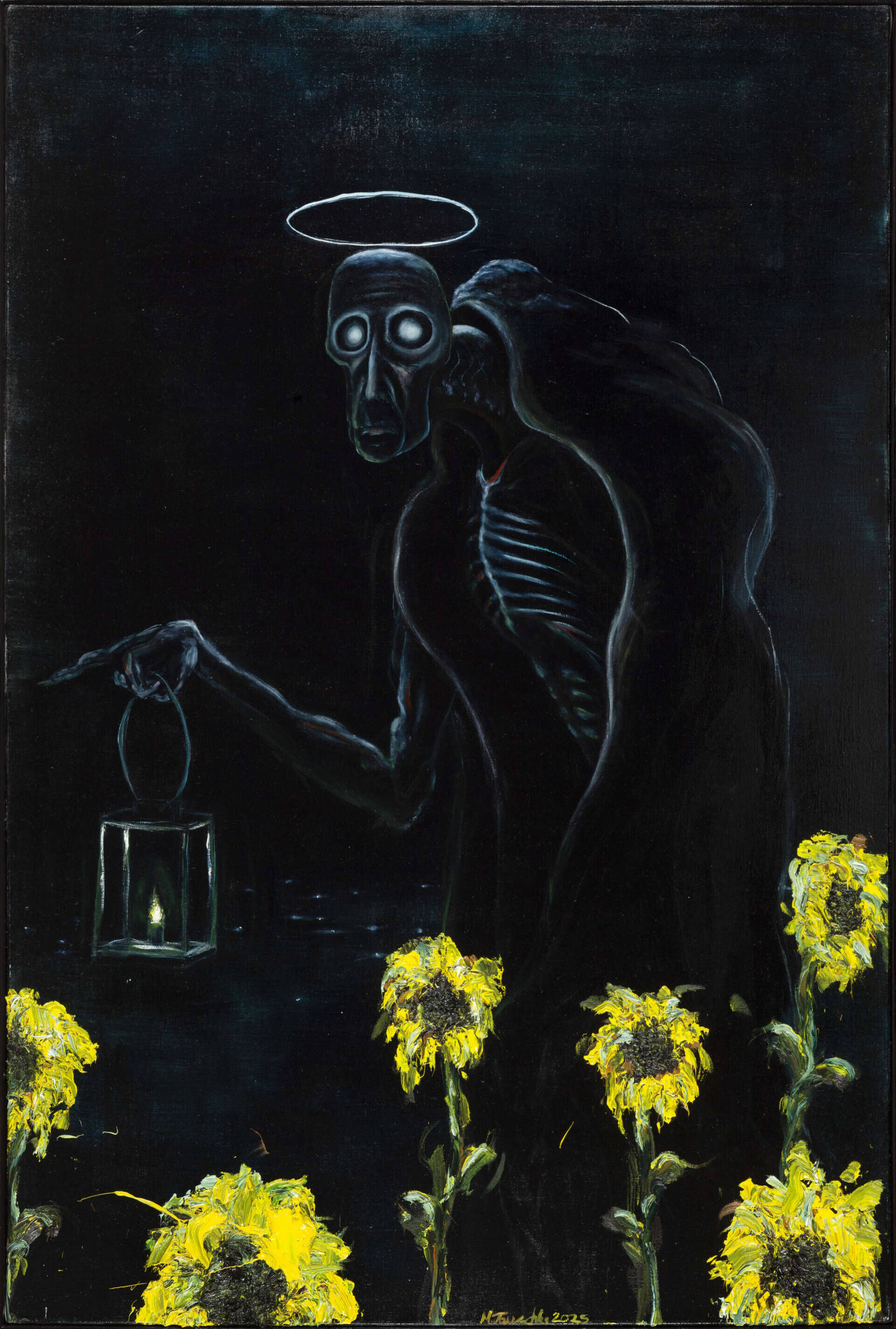 Saturn mit Sonnenblumen - Michael Tauschke 1
