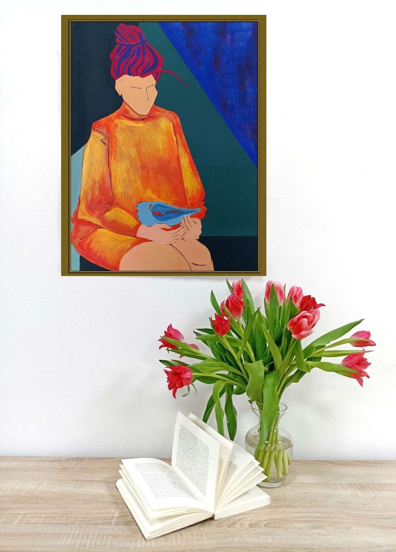 Reading girl - Olesia Bieliavtseva 2