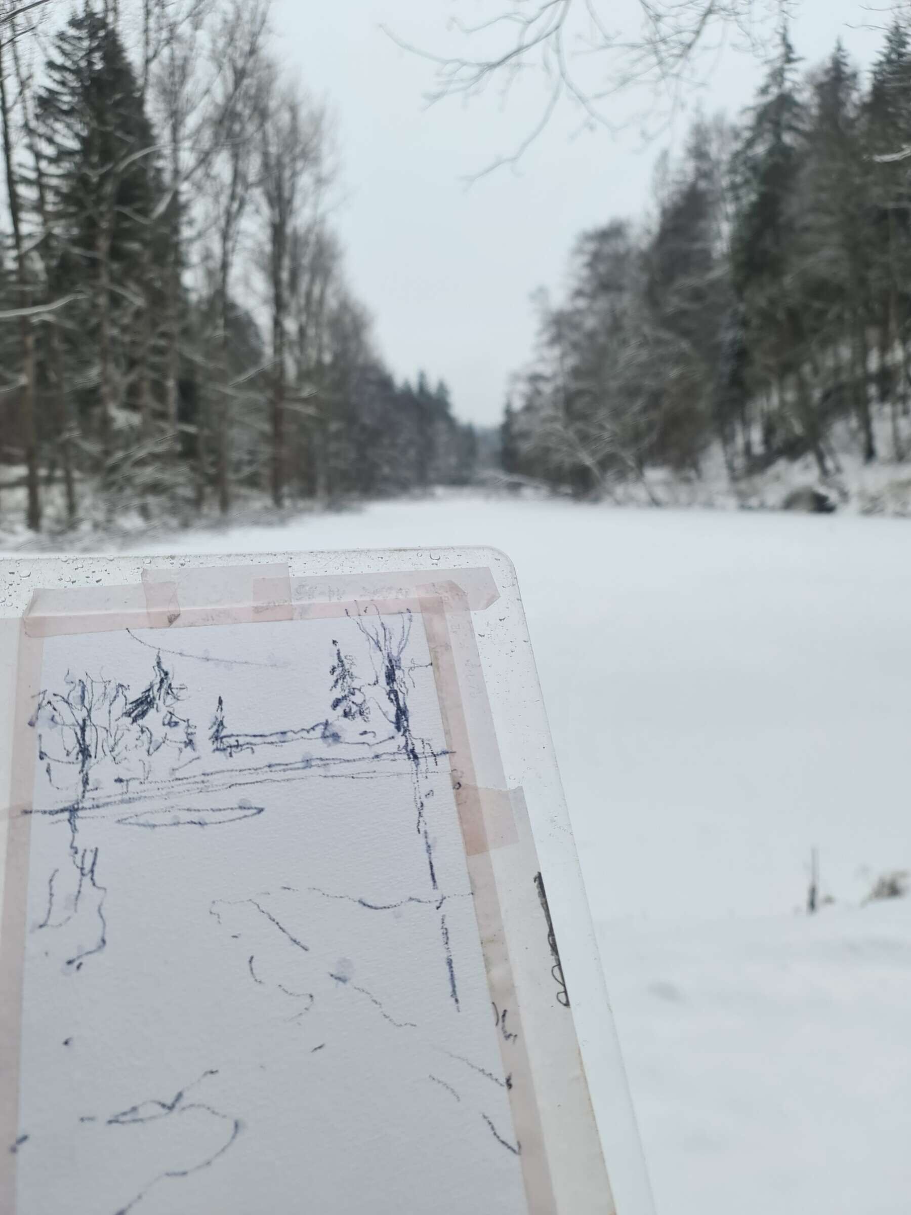 Aquarell am See 4 - Annegret Mainz 5