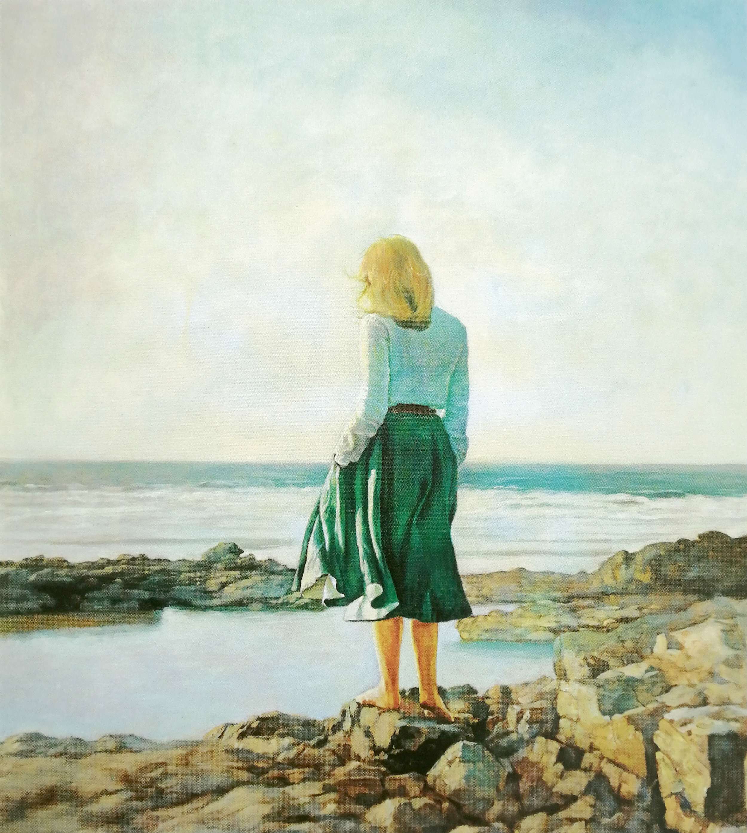 Träumerin am Strand - Christian Herzig 1