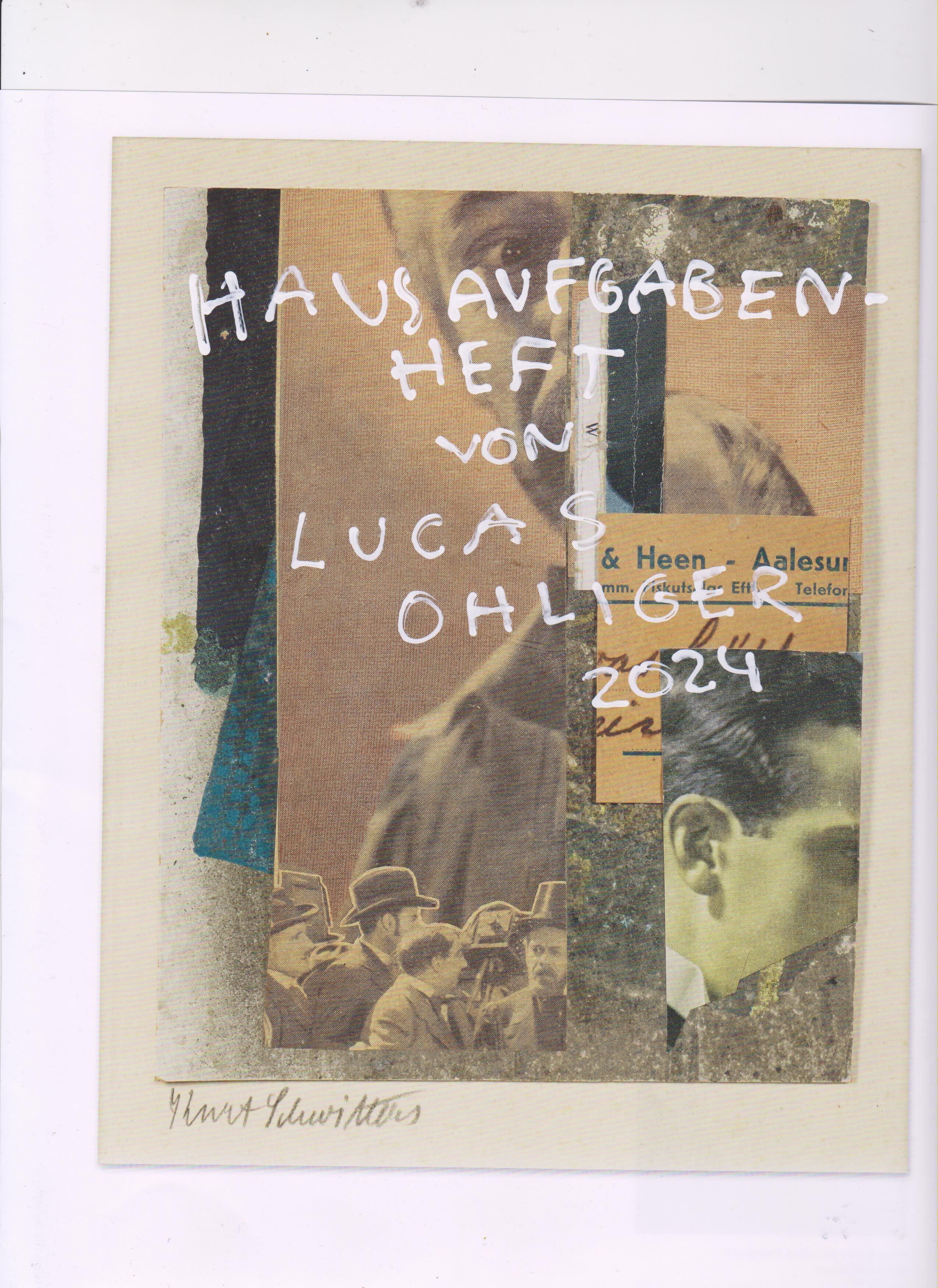 Kurt Ohliger oder Kurt Schwitters - Lucas Ohliger 1