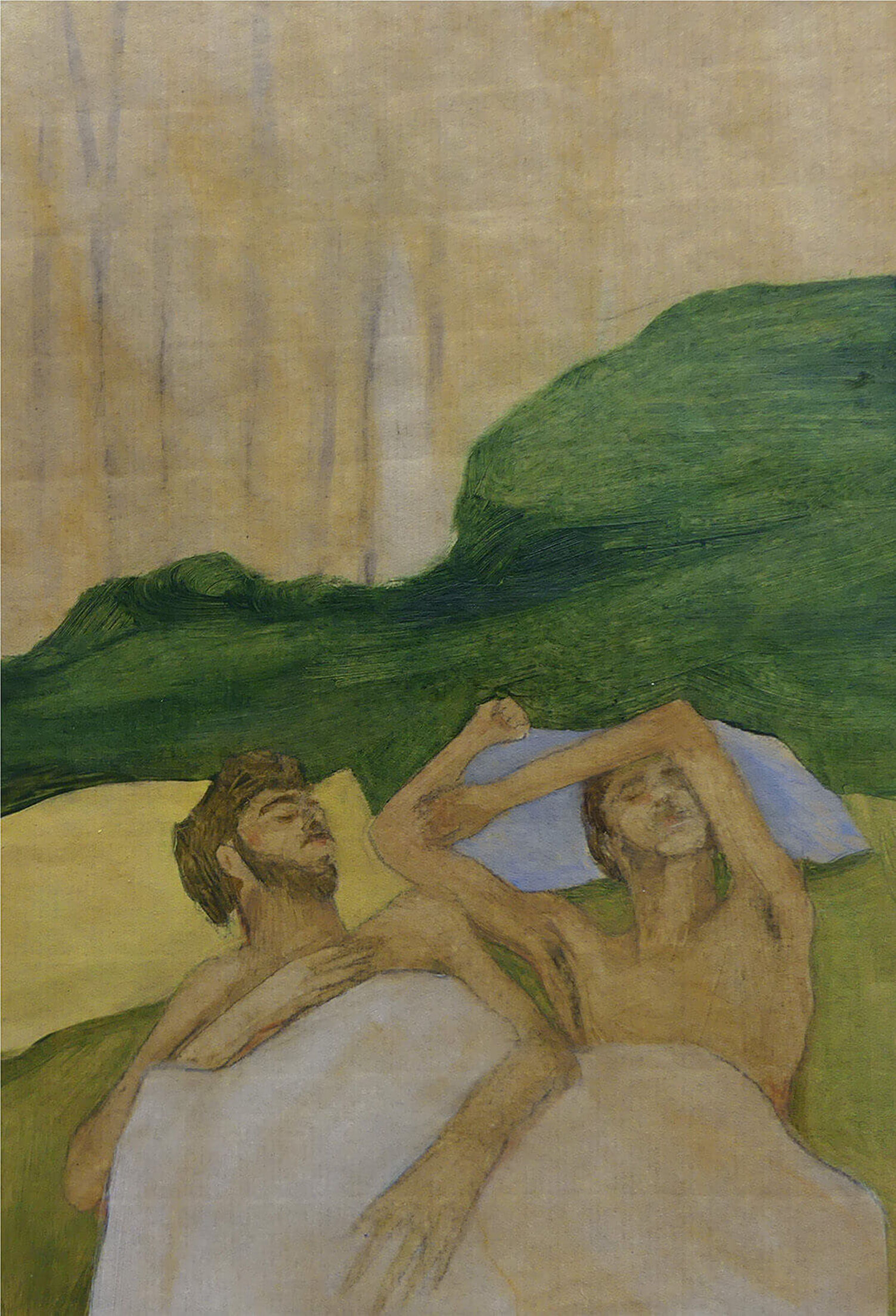 Young men sleeping - Jo Failer 1