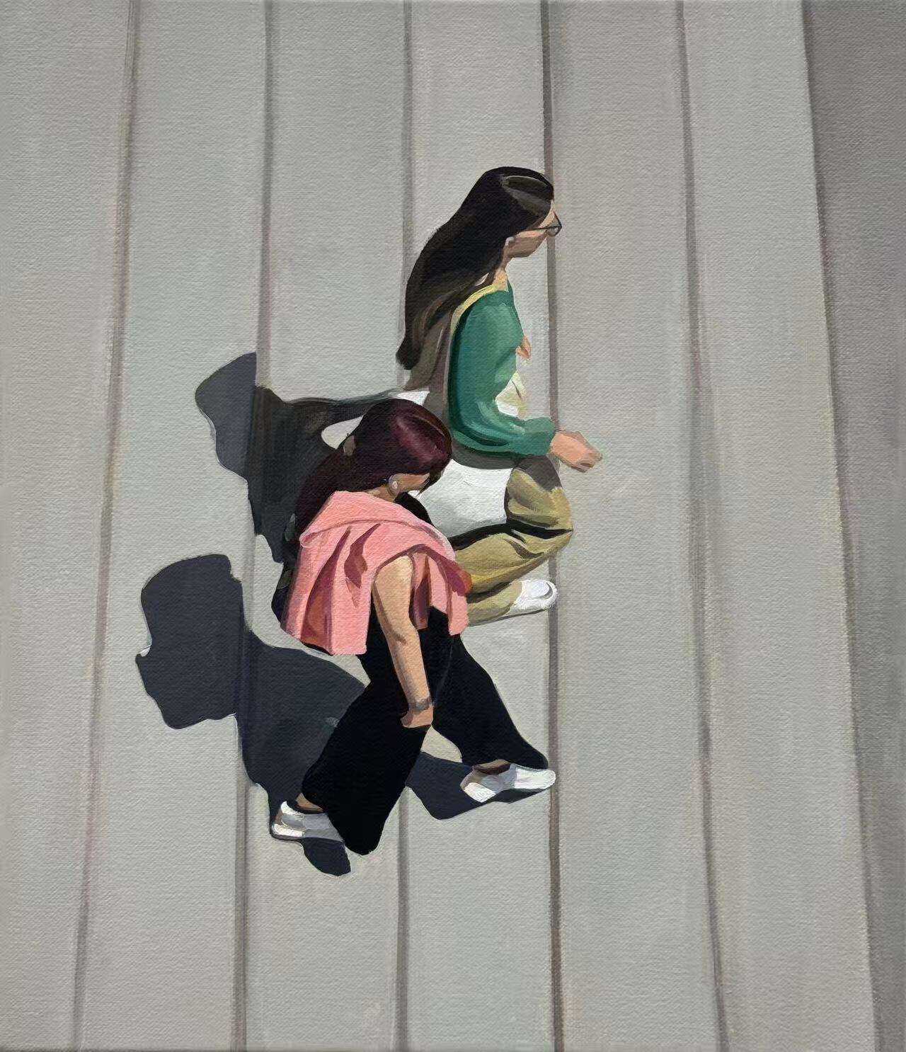 Mädchen auf der Treppe - Fancheng Xu 1