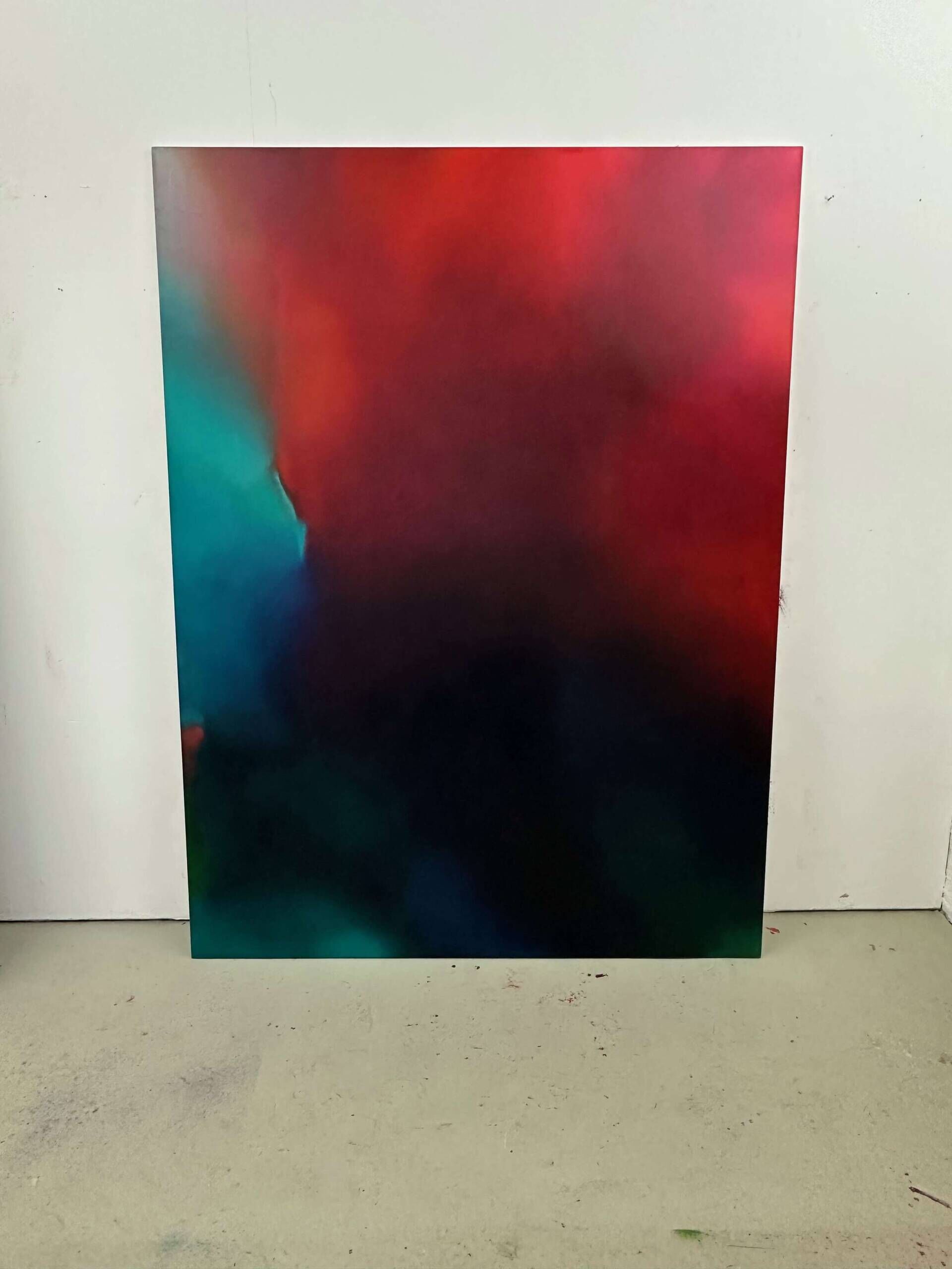 Farbbad Rotblautürkisgrün - Antje Bockeloh 1