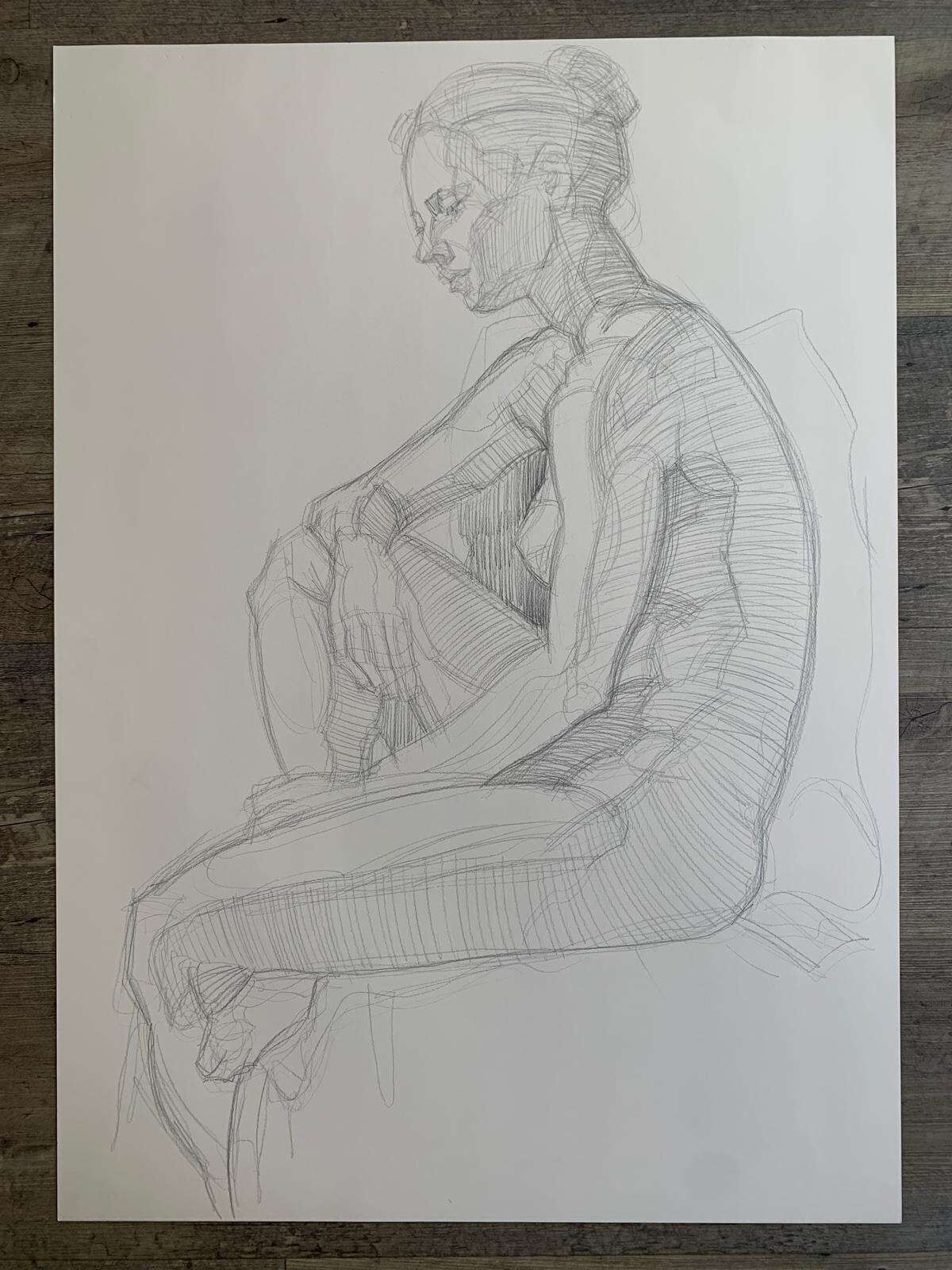 Sitzender Akt VI - Sebastian Lorenz 2