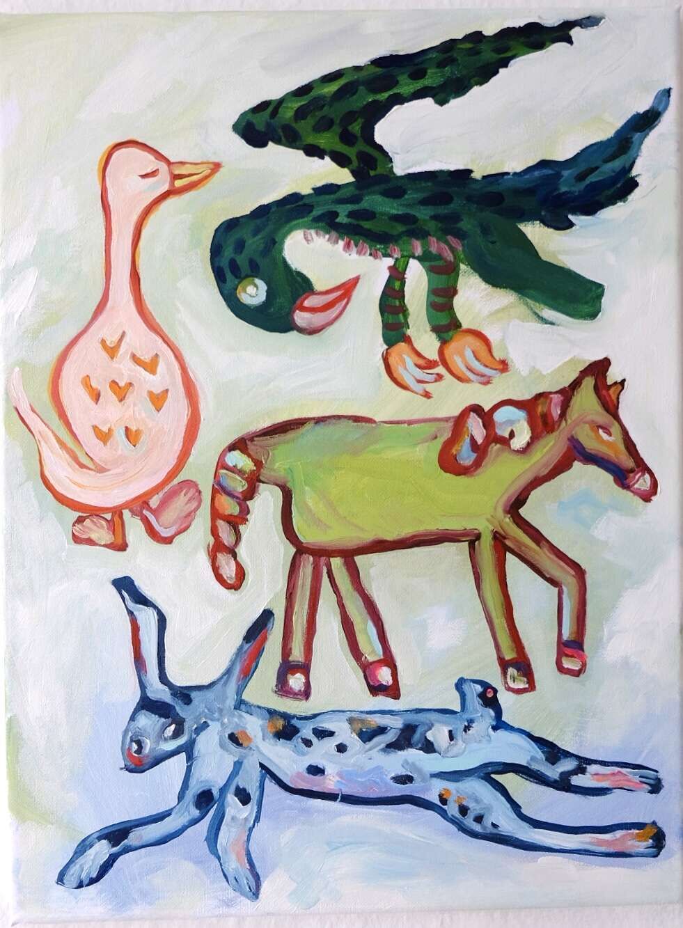 Hase Pferd Gans und Geier  - Anna Leisner 1