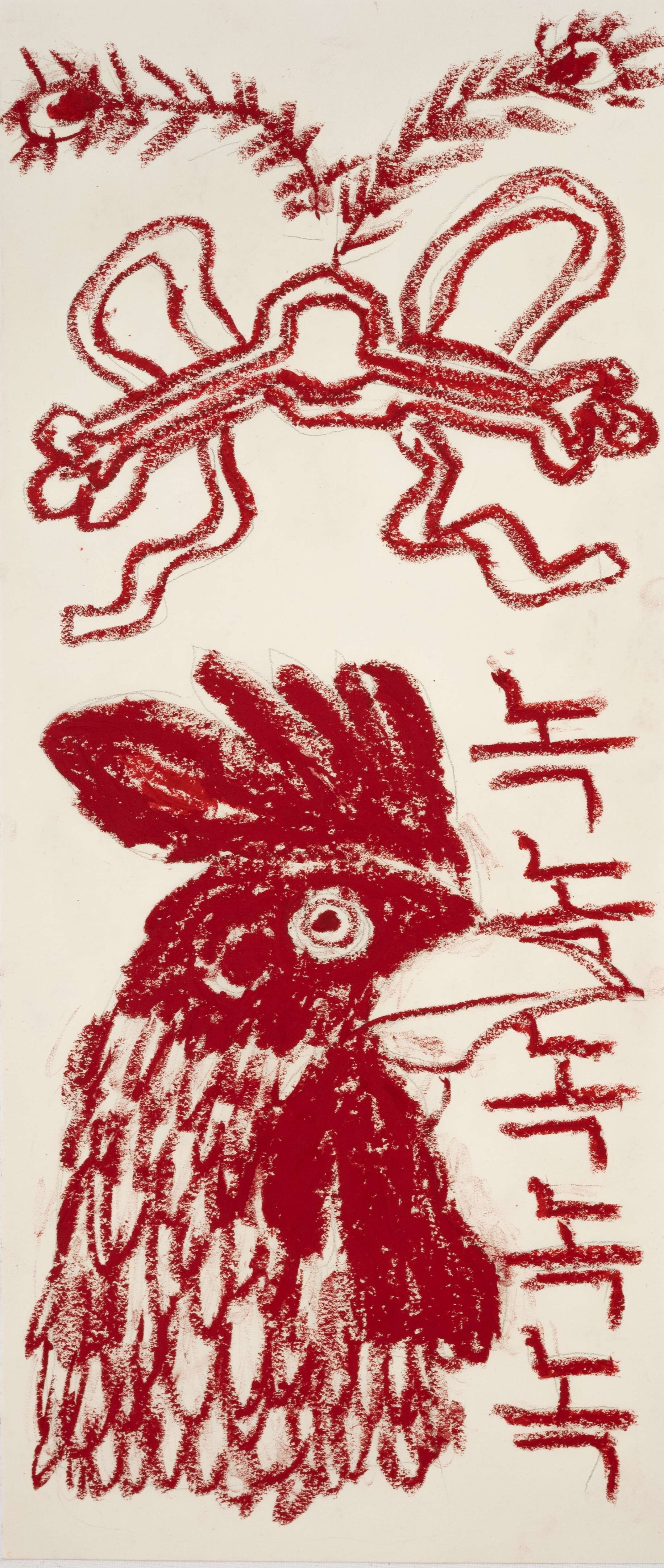 Rote Zeichnung (Hahn-8) - Soyoung Park 1