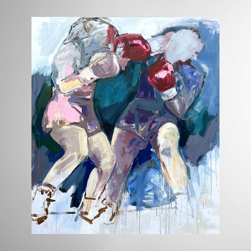 She is fighting	 - Anja Edelmann 10